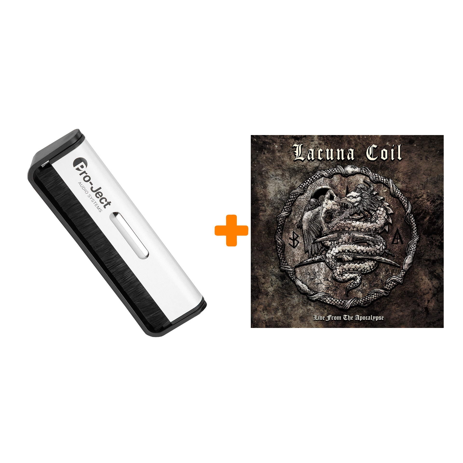 

LACUNA COIL Live From The Apocalypse 2LP+DVD + Щетка для LP Brush It Набор