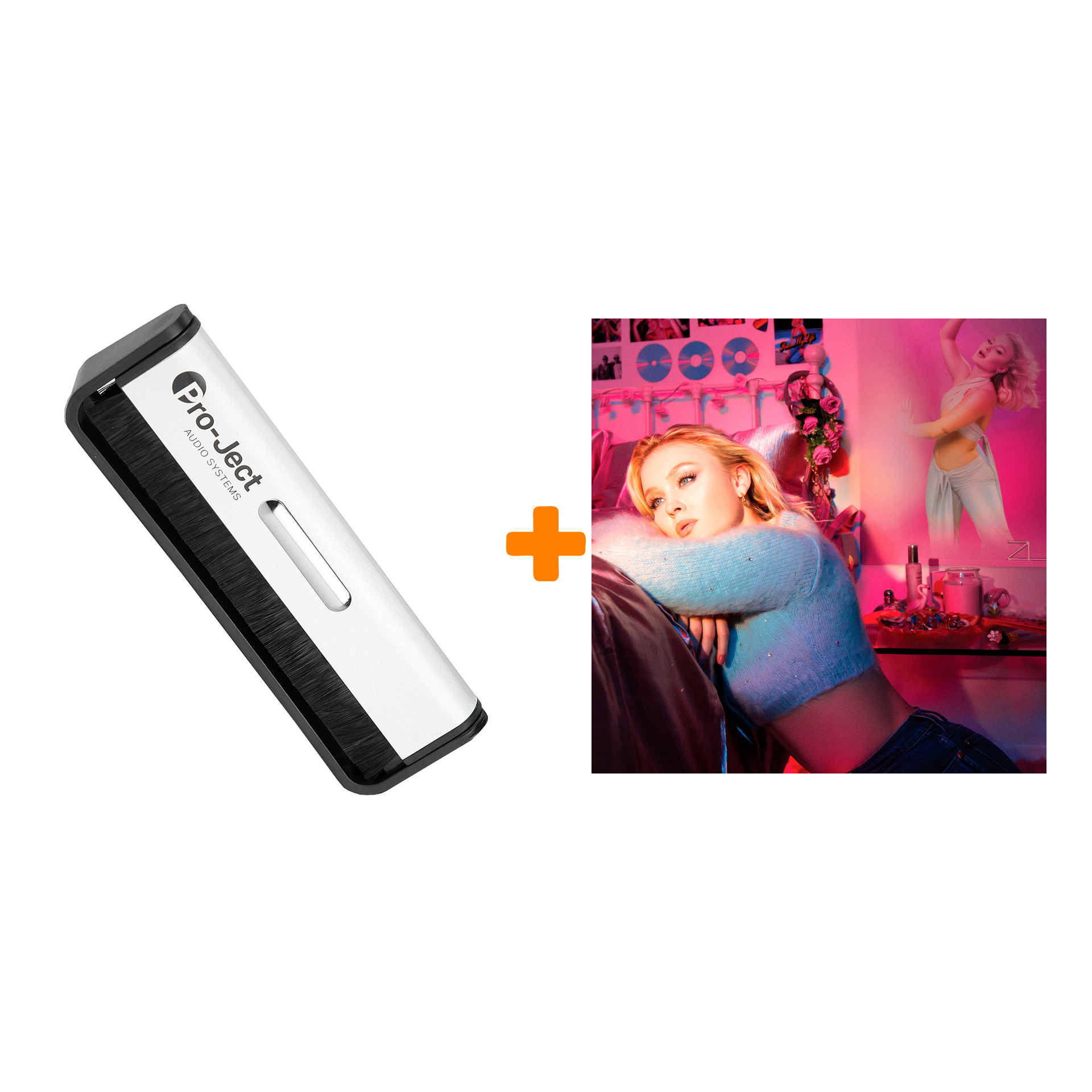 

LARSSON ZARA Poster Girl Coloured Vinyl LP + Щетка для LP Brush It Набор