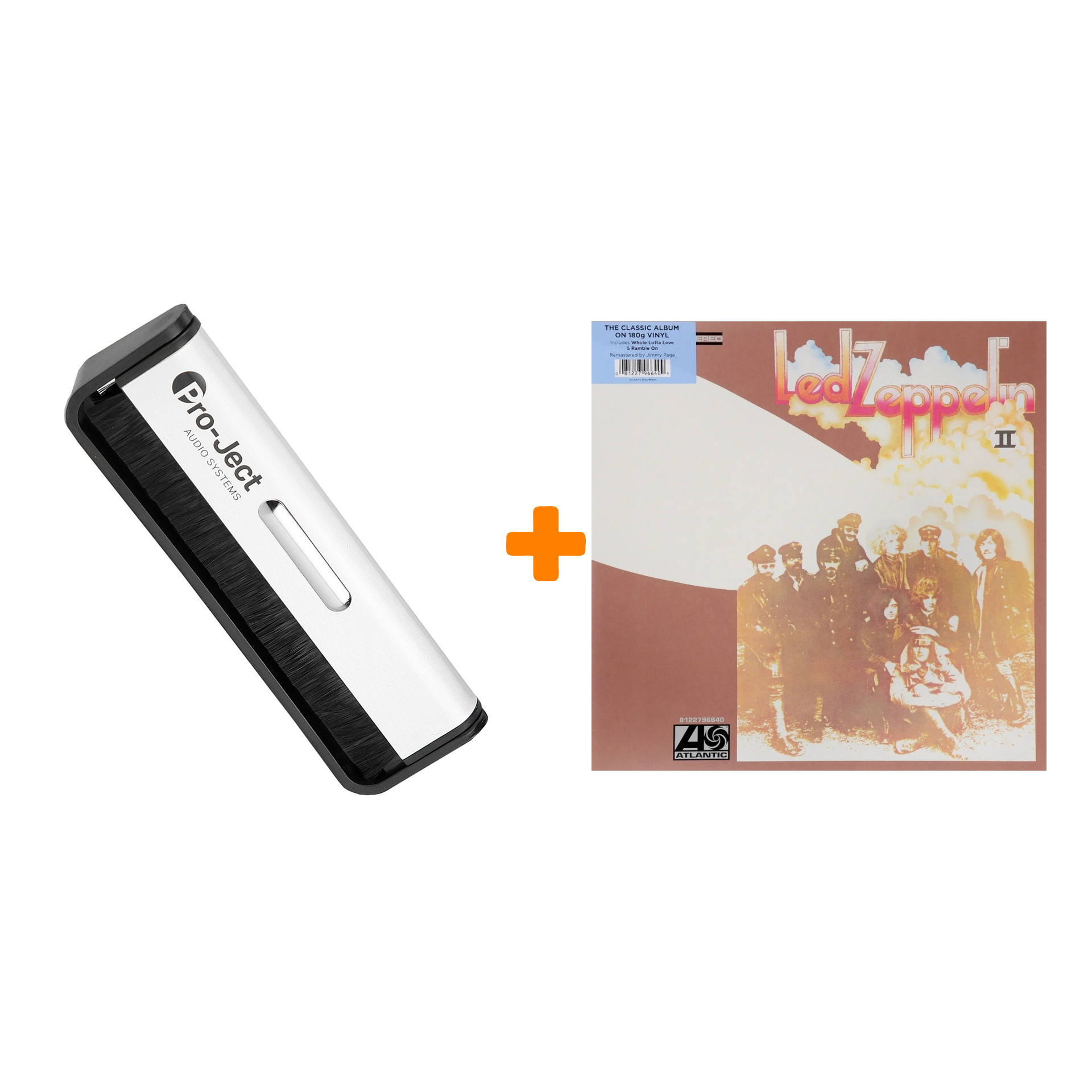 

LED ZEPPELIN II Original Recording Remastered LP + Щетка для LP Brush It Набор
