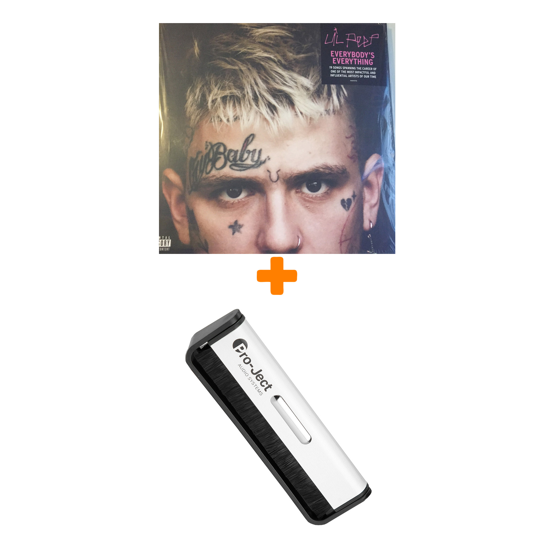 

LIL PEEP Everybody`s Everything 2LP + Щетка для LP Brush It Набор