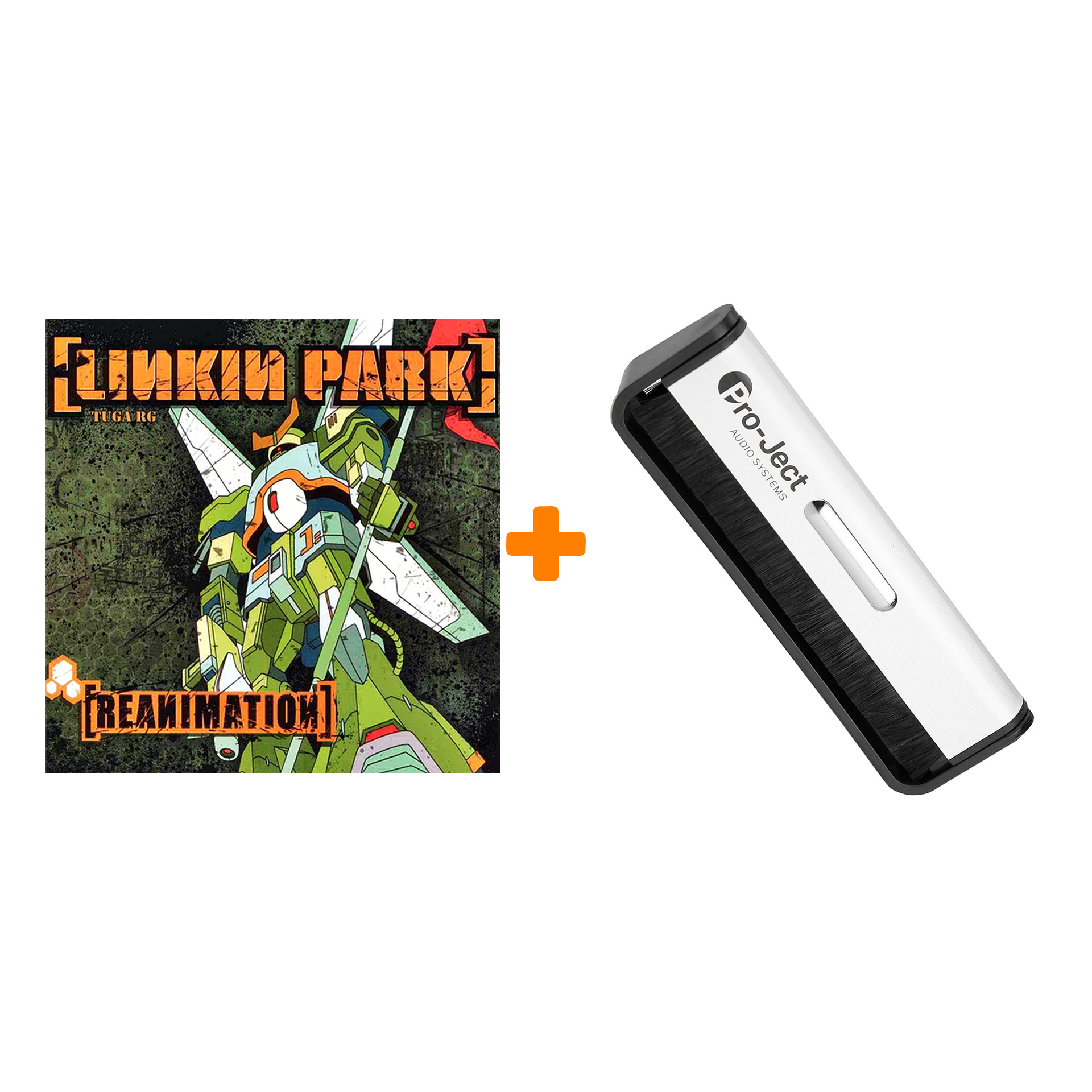

LINKIN PARK Reanimation 2LP + Щетка для LP Brush It Набор