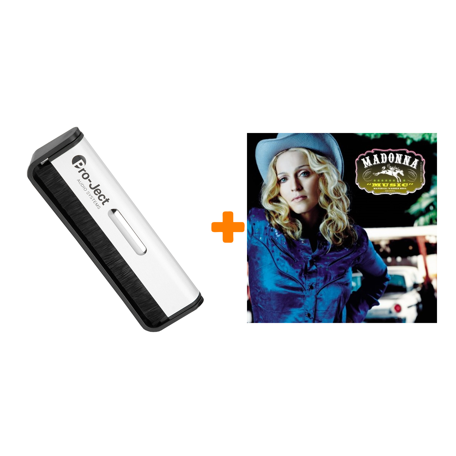 

MADONNA Music LP + Щетка для LP Brush It Набор