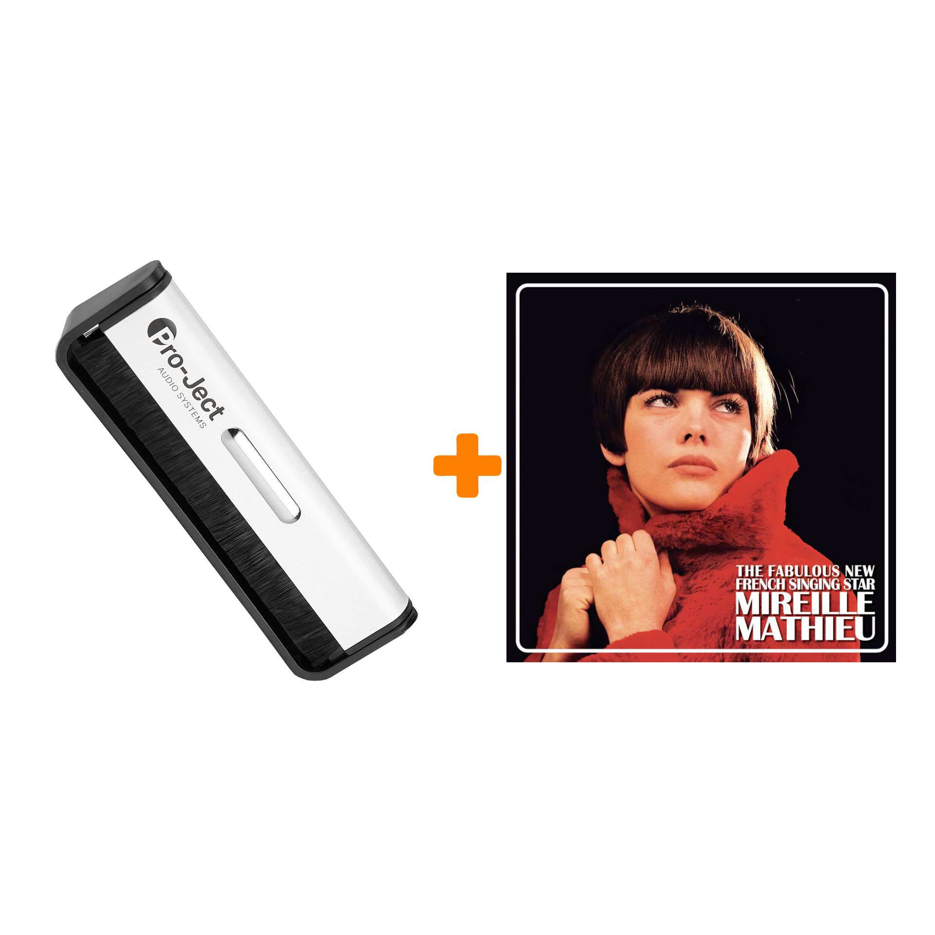 

MATHIEU MIREILLE The Fabulous New French Singing Star 2LP + Щетка для LP Brush It Набор
