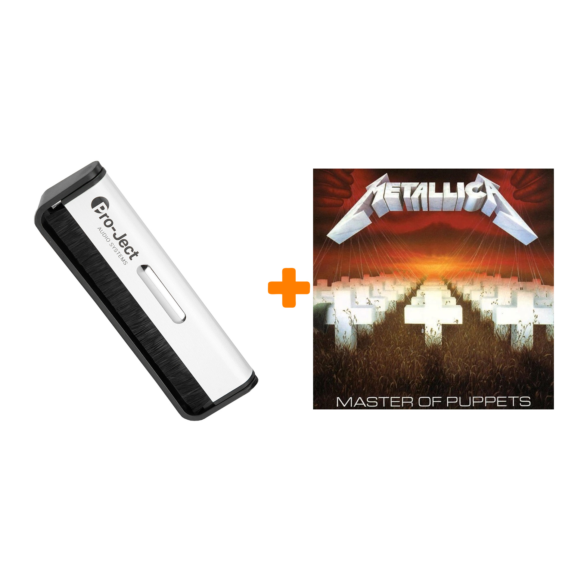 

METALLICA Master Of Puppets Remastered LP + Щетка для LP Brush It Набор