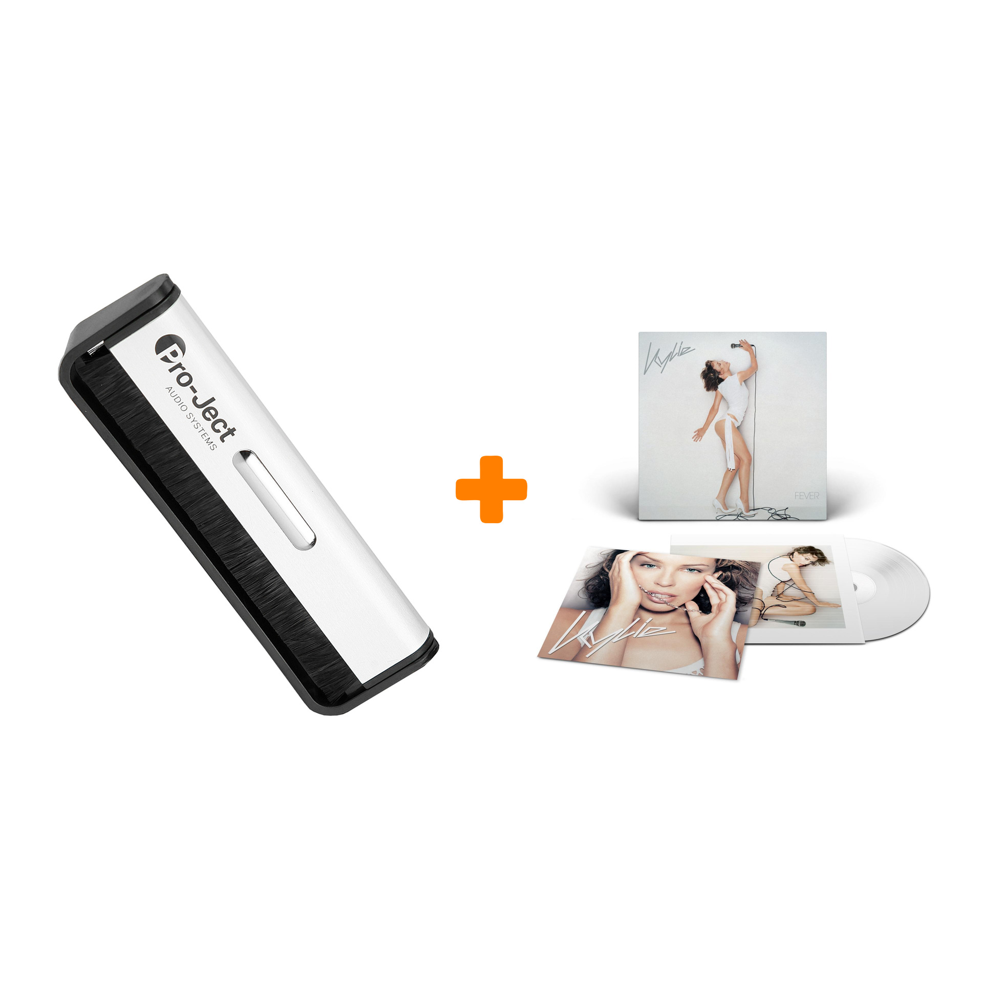 

MINOGUE KYLIE Fever Coloured White Vinyl LP + Щетка для LP Brush It Набор