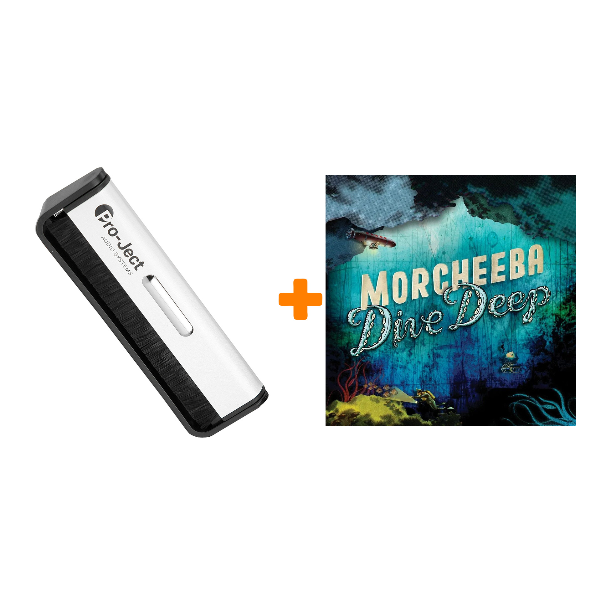 

MORCHEEBA Dive Deep Coloured Turquoise Vinyl LP + Щетка для LP Brush It Набор