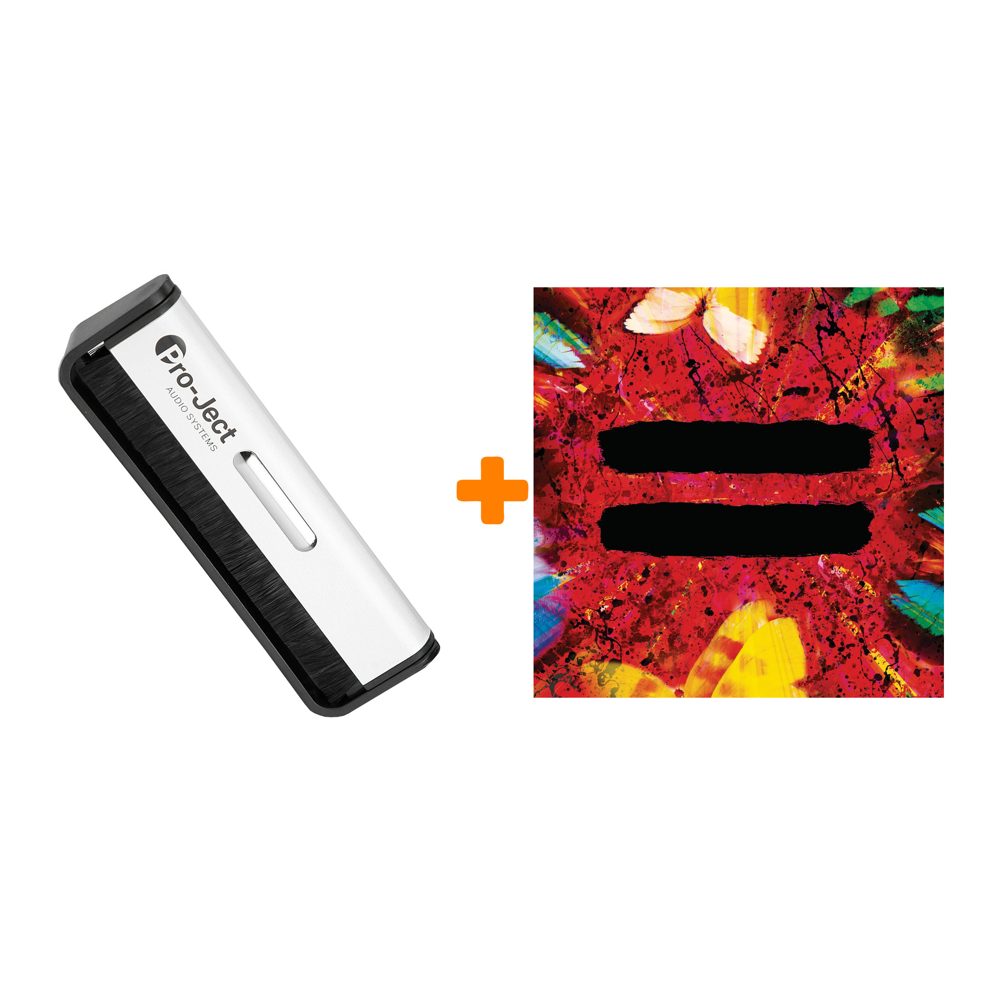 

SHEERAN ED = Coloured White Vinyl LP + Щетка для LP Brush It Набор