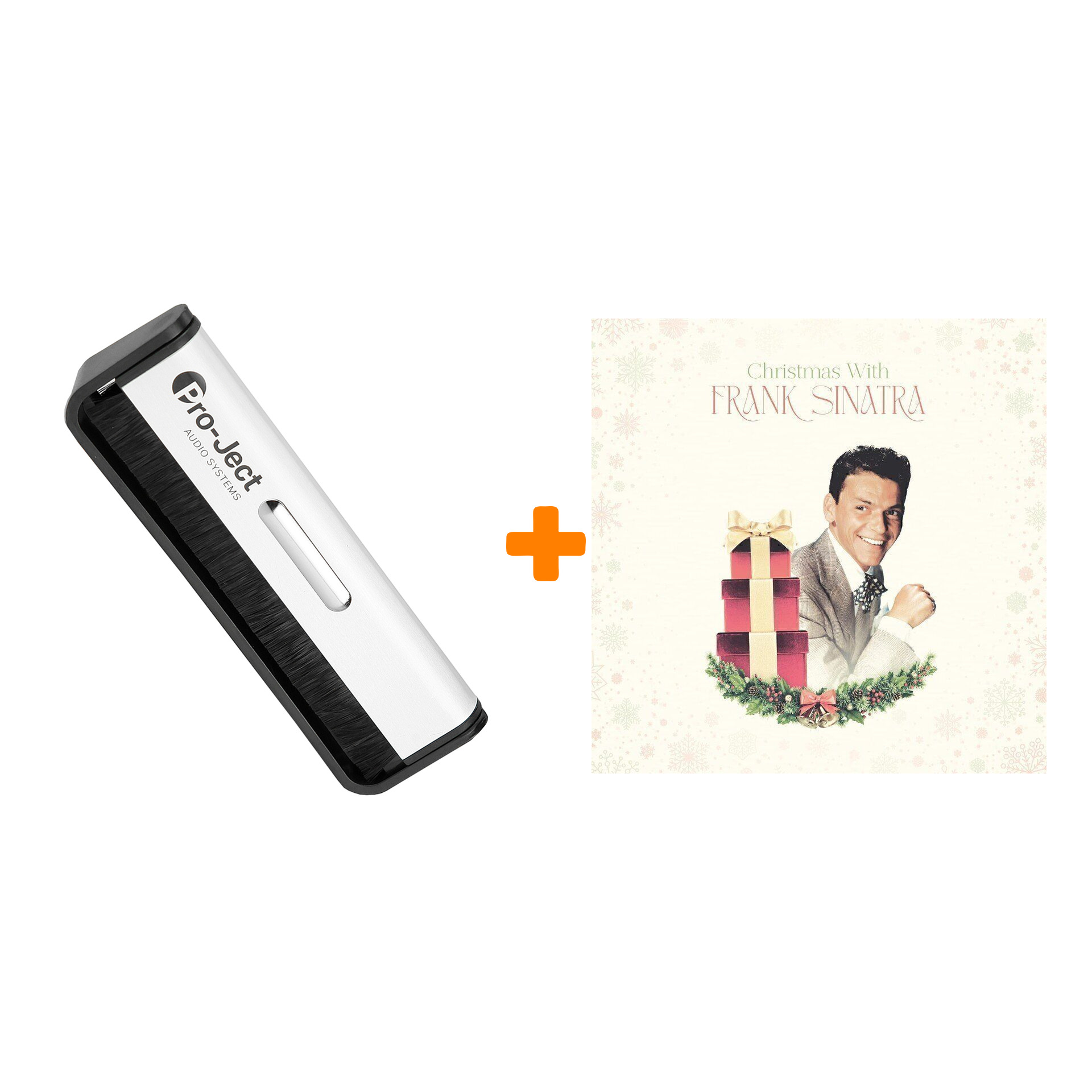 

SINATRA FRANK Christmas With Frank Sinatra Coloured White Vinyl LP + Щетка для LP Brush It Набор