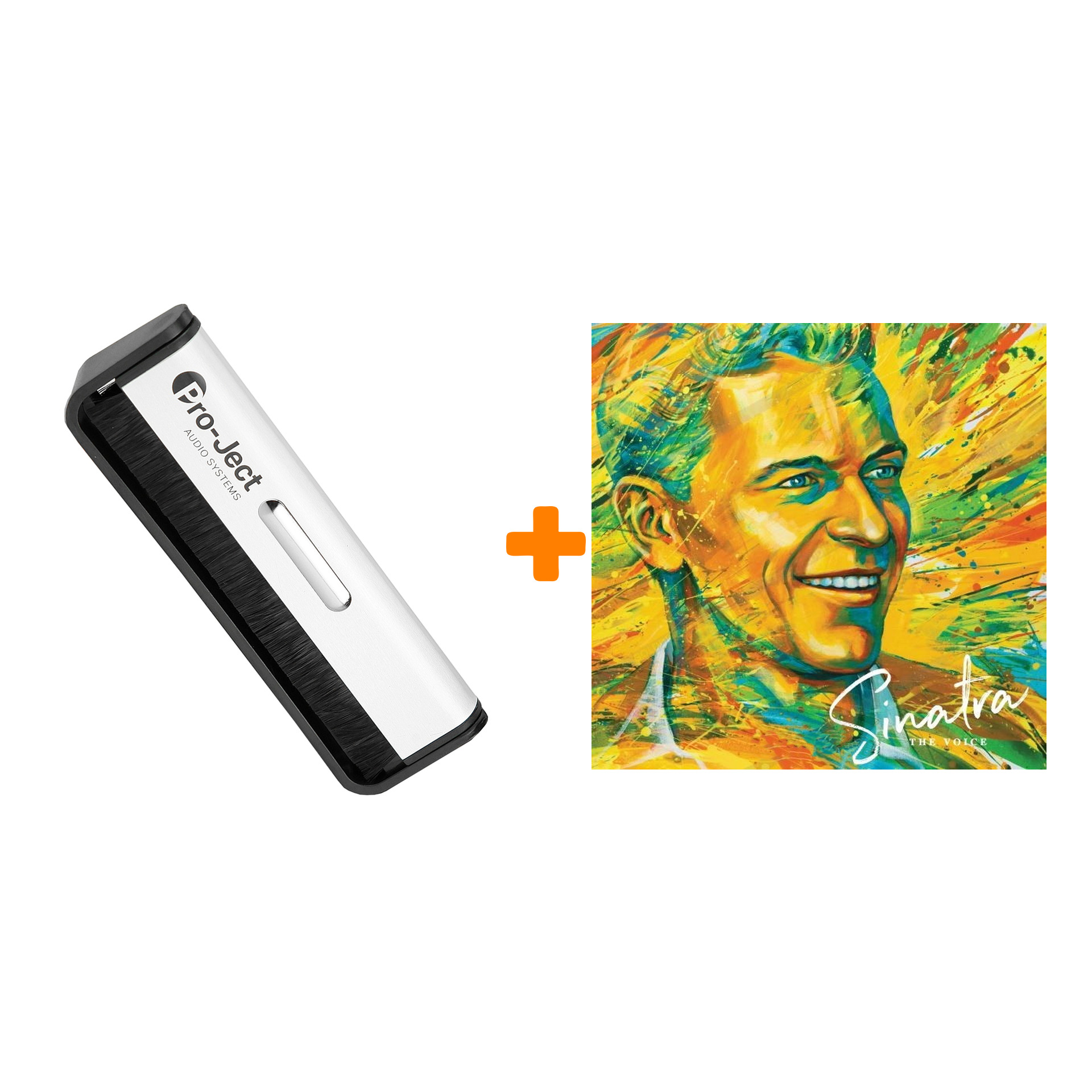 

SINATRA FRANK The Voice Coloured Yellow Vinyl LP + Щетка для LP Brush It Набор