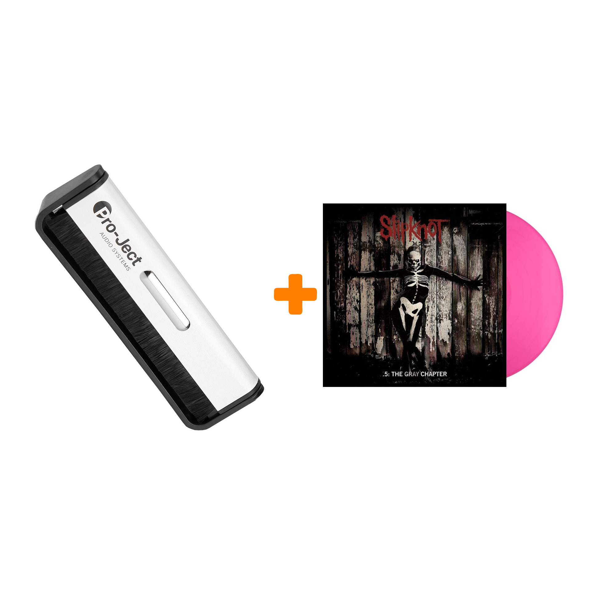 

SLIPKNOT The Gray Chapter Coloured Pink Vinyl 2LP + Щетка для LP Brush It Набор