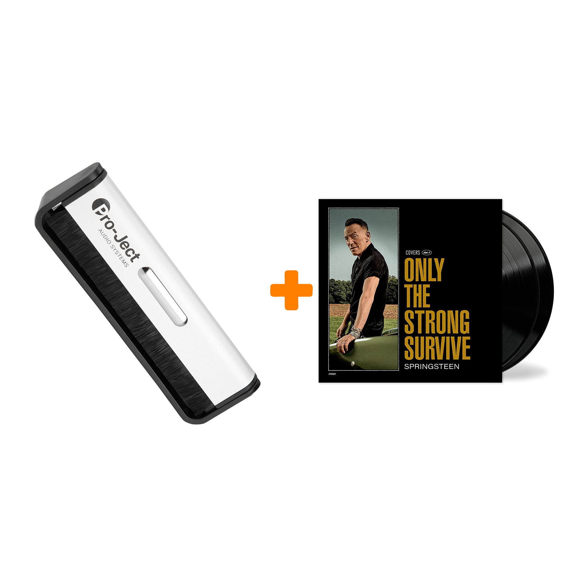 

SPRINGSTEEN BRUCE Only The Strong Survive 2LP + Щетка для LP Brush It Набор