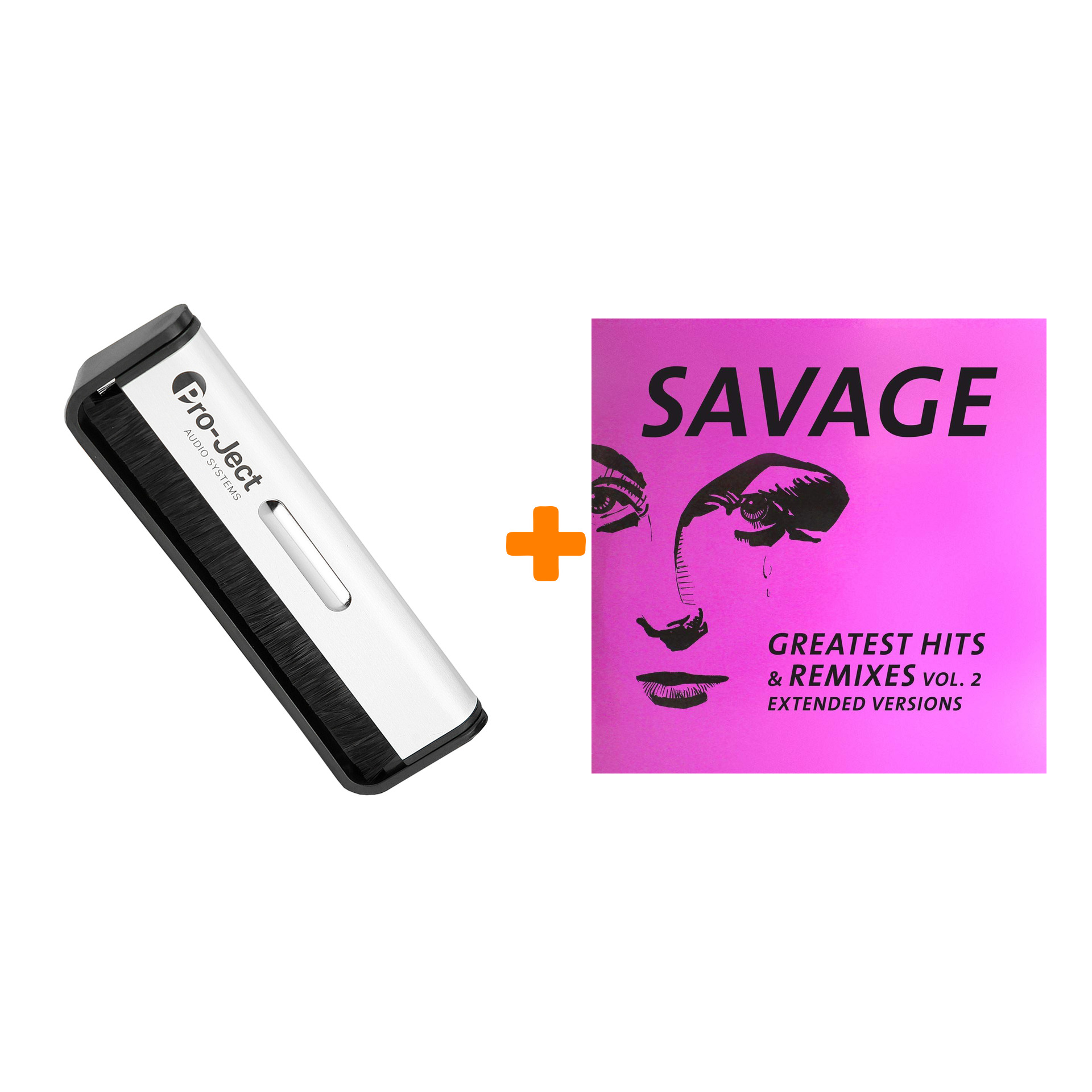 

SAVAGE Greatest Hits & Remixes Vol.2 Extended Versions LP + Щетка для LP Brush It Набор