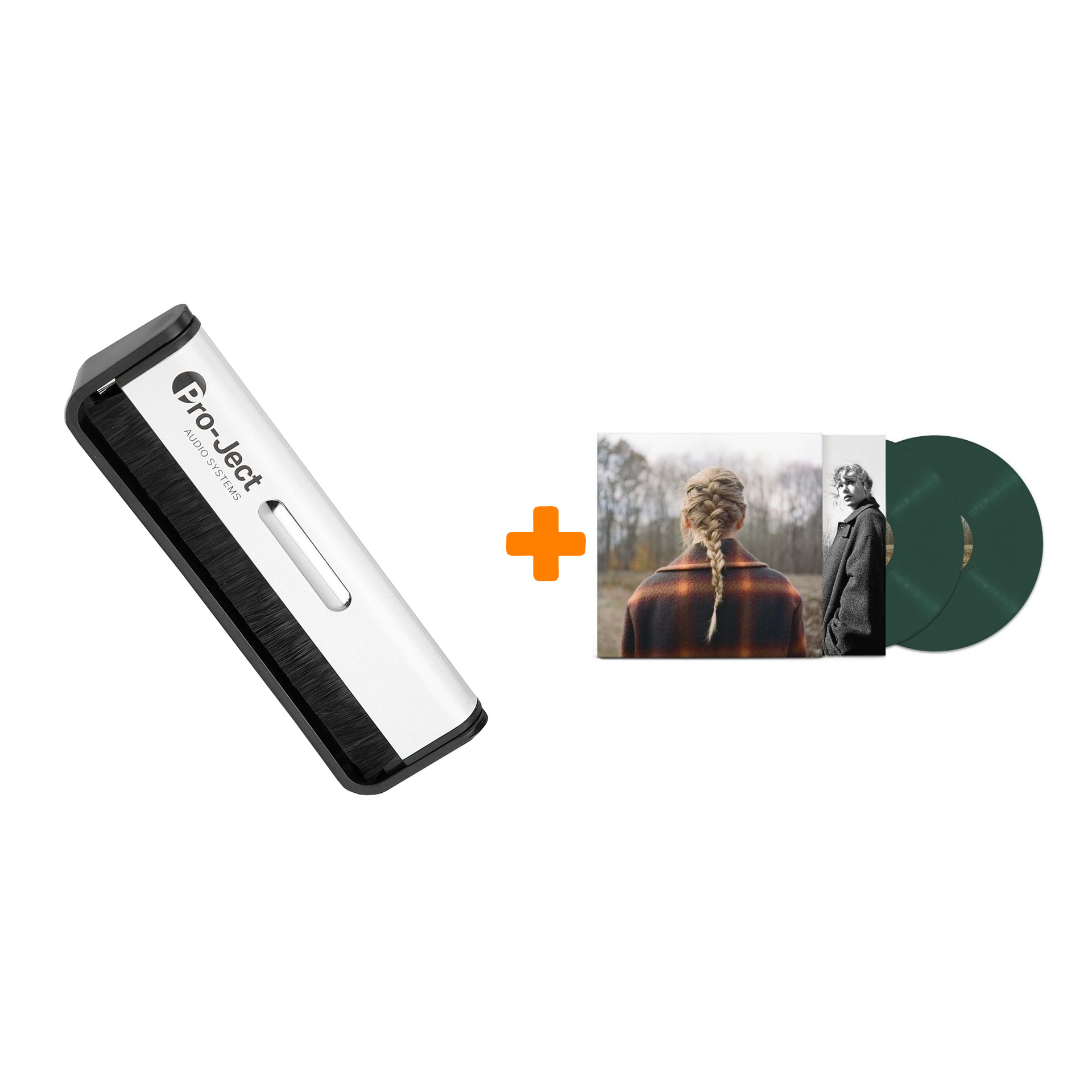 

SWIFT TAYLOR Evermore Deluxe Edition Coloured Green Vinyl 2LP + Щетка для LP Brush It Набор