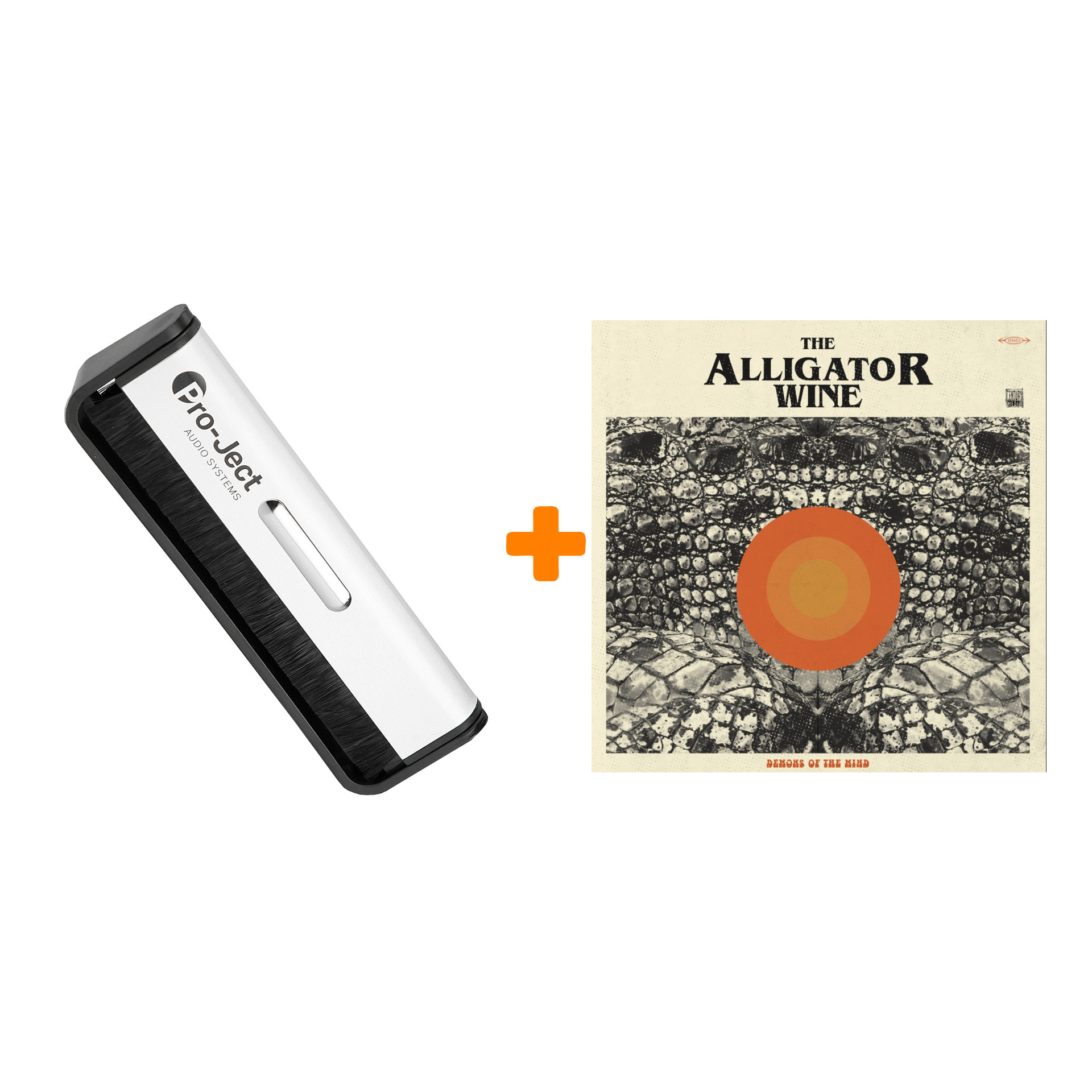 

THE ALLIGATOR WINE Demons Of The Mind LP+CD + Щетка для LP Brush It Набор