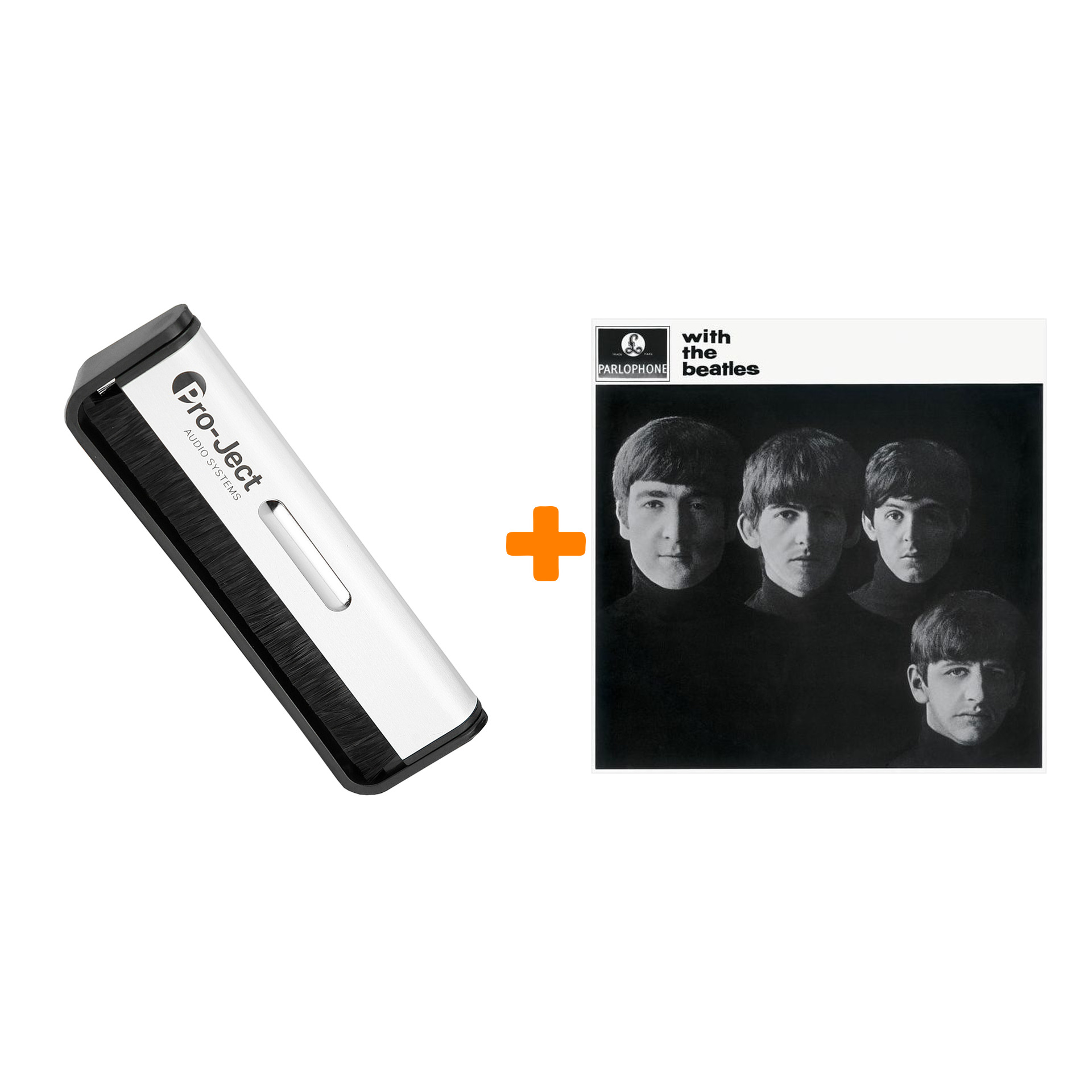 

THE BEATLES With The Beatles LP + Щетка для LP Brush It Набор