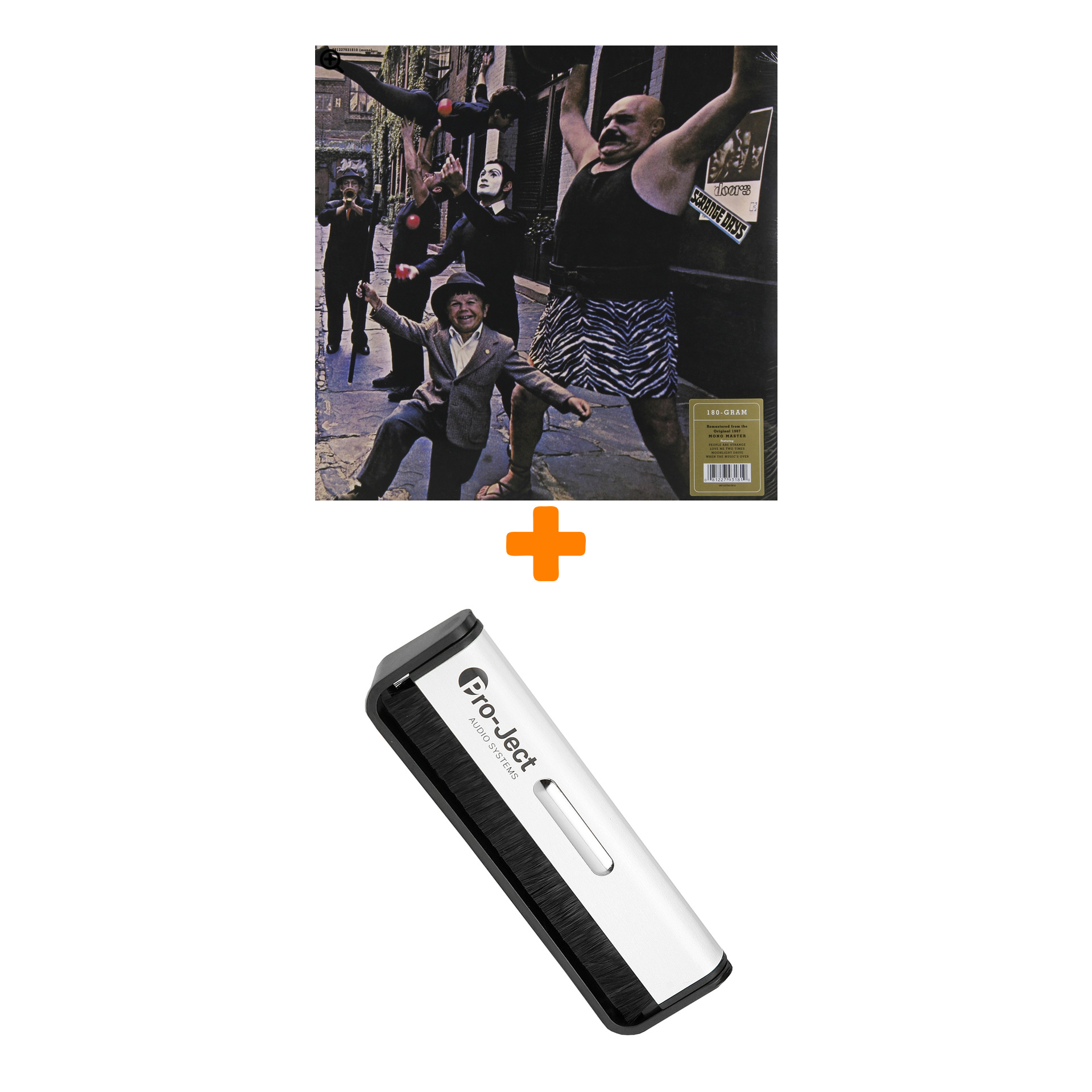 

THE DOORS Strange Days 50th Anniversary LP + Щетка для LP Brush It Набор