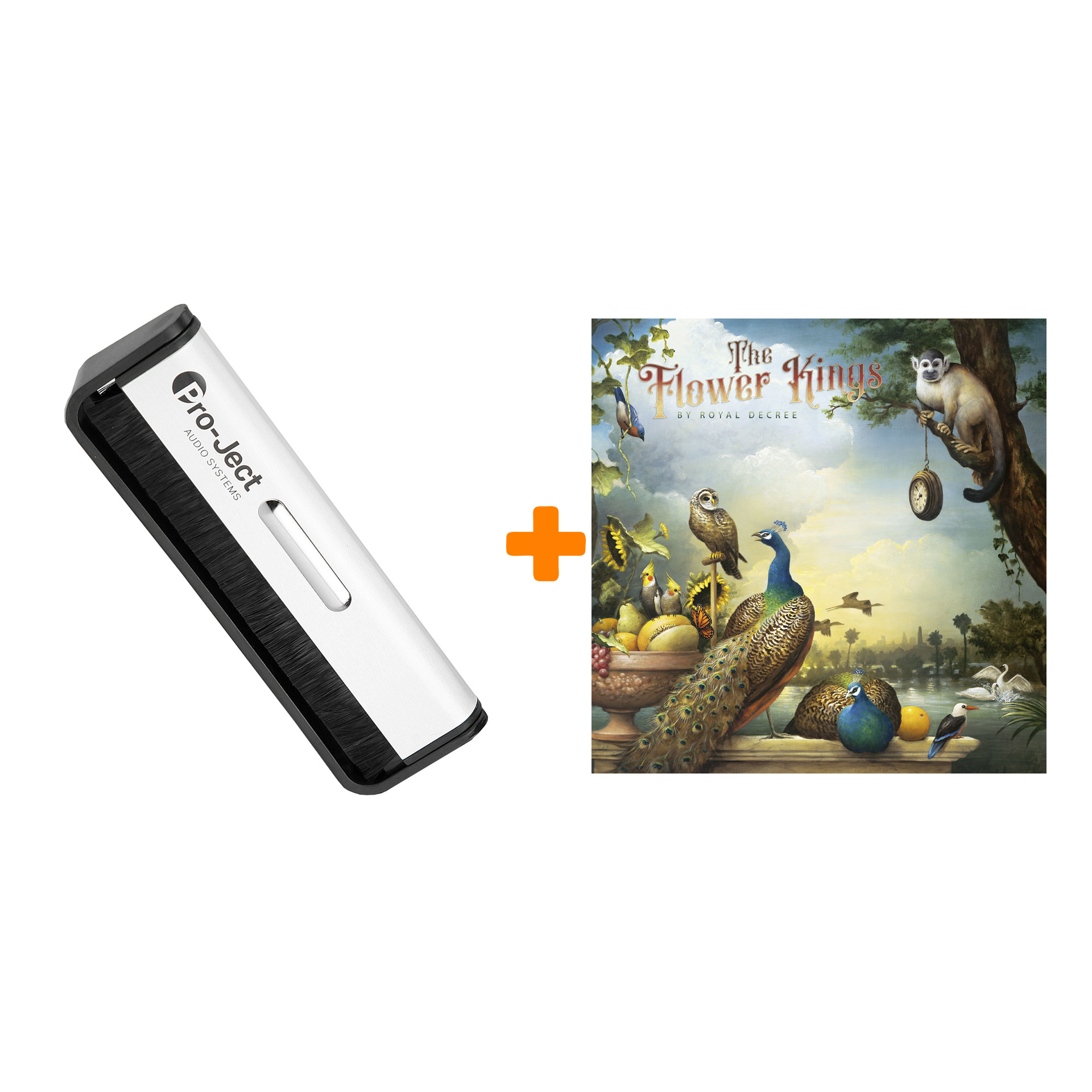 

THE FLOWER KINGS By Royal Decree 3LP+2CD + Щетка для LP Brush It Набор