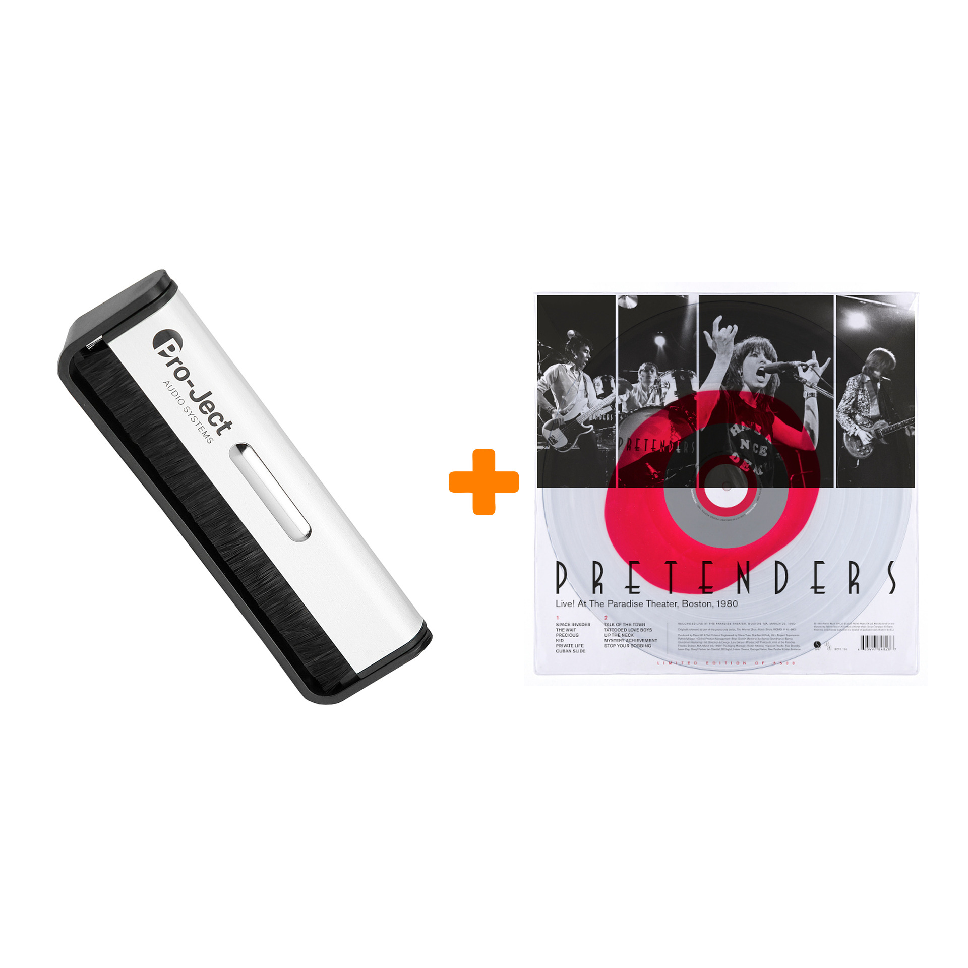 

THE PRETENDERS Live! At The Paradise Boston 1980 Coloured Vinyl LP + Щетка для LP Brush It Набор