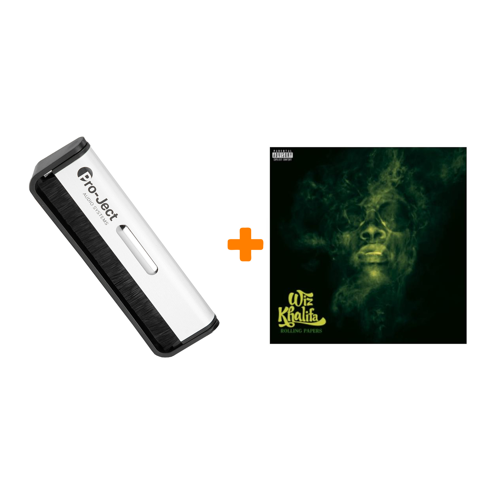

WIZ KHALIFA Rolling Papers Coloured Blue Vinyl 2LP + Щетка для LP Brush It Набор