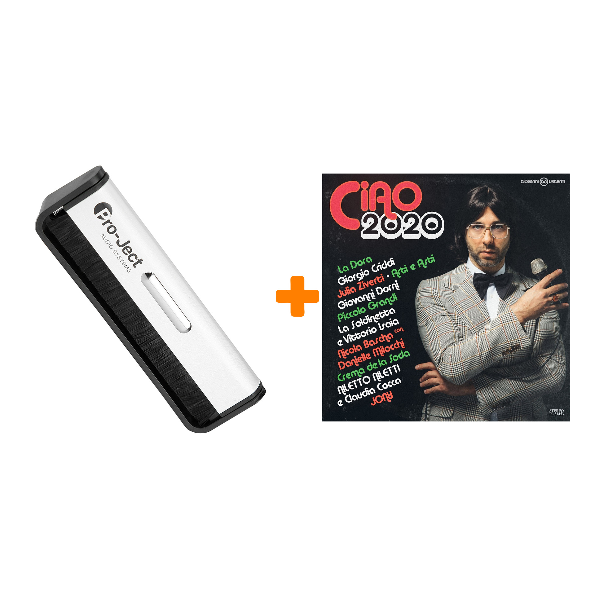 

V/A Ciao 2020 Coloured Vinyl LP + Щетка для LP Brush It Набор