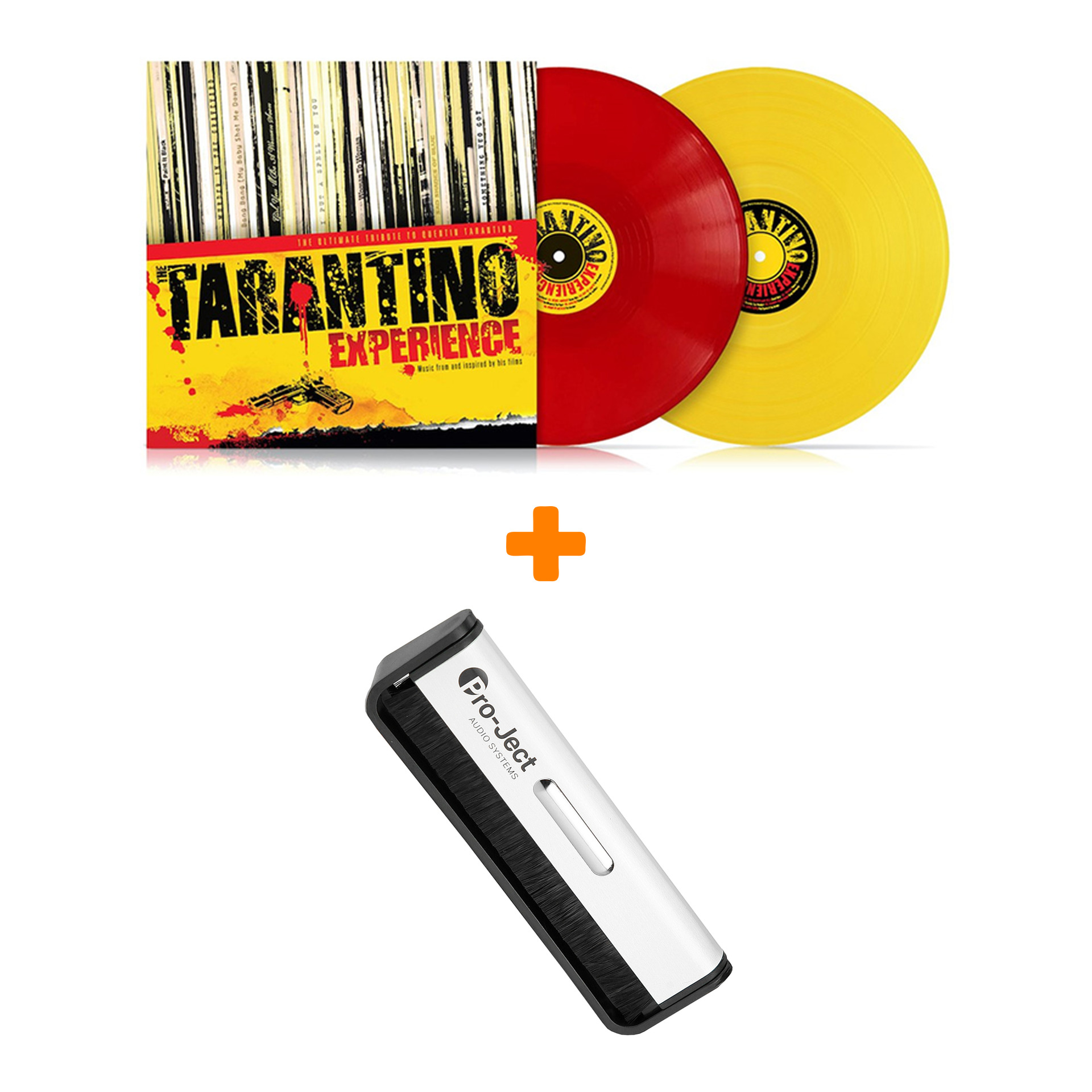 

V/A The Tarantino Experience Limited Edition Coloured Vinyl 2LP + Щетка для LP Brush It Набор