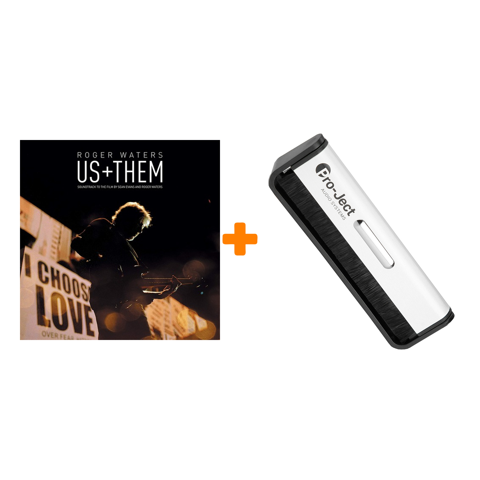 

WATERS ROGER Us + Them 3LP + Щетка для LP Brush It Набор