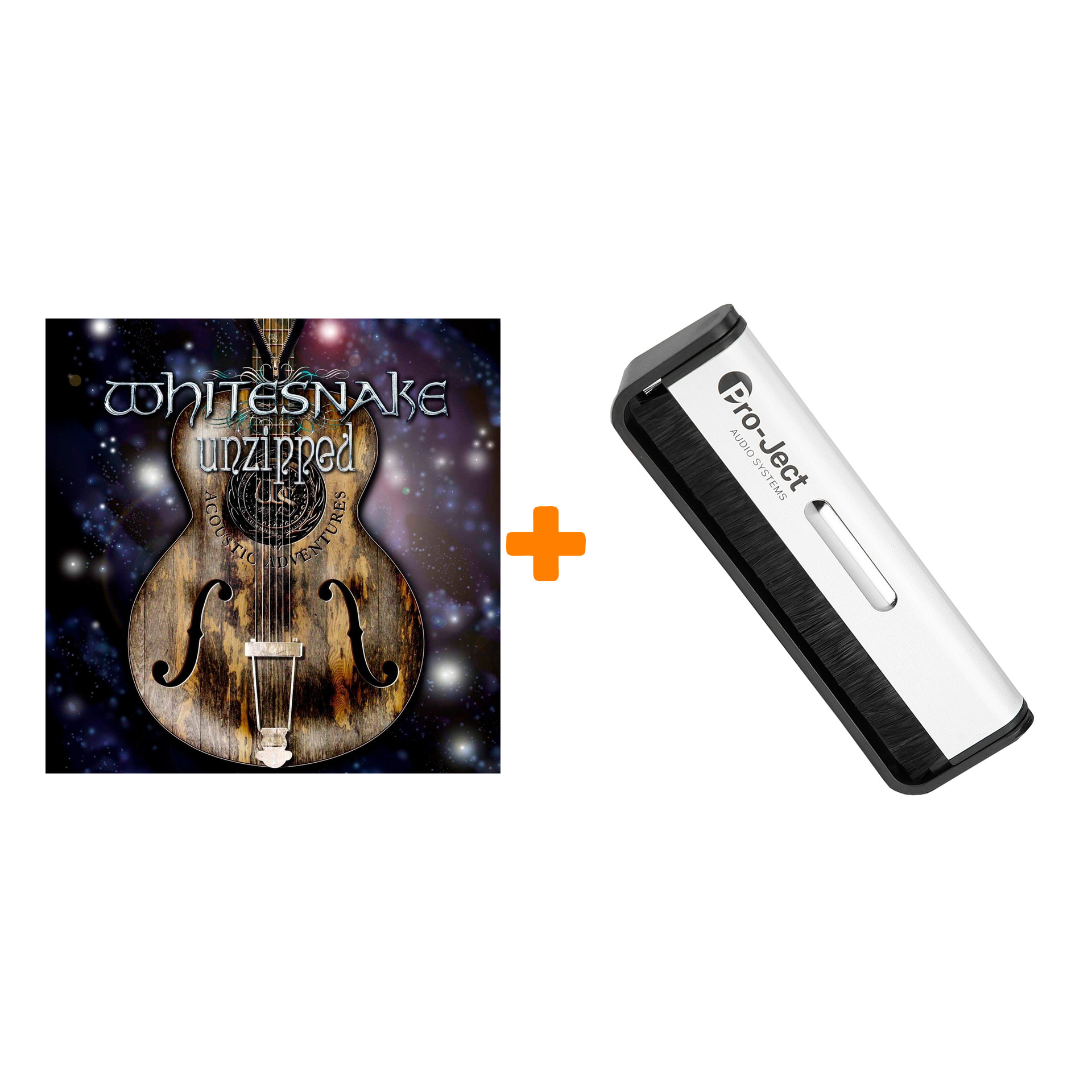 

WHITESNAKE Unzipped 2LP + Щетка для LP Brush It Набор