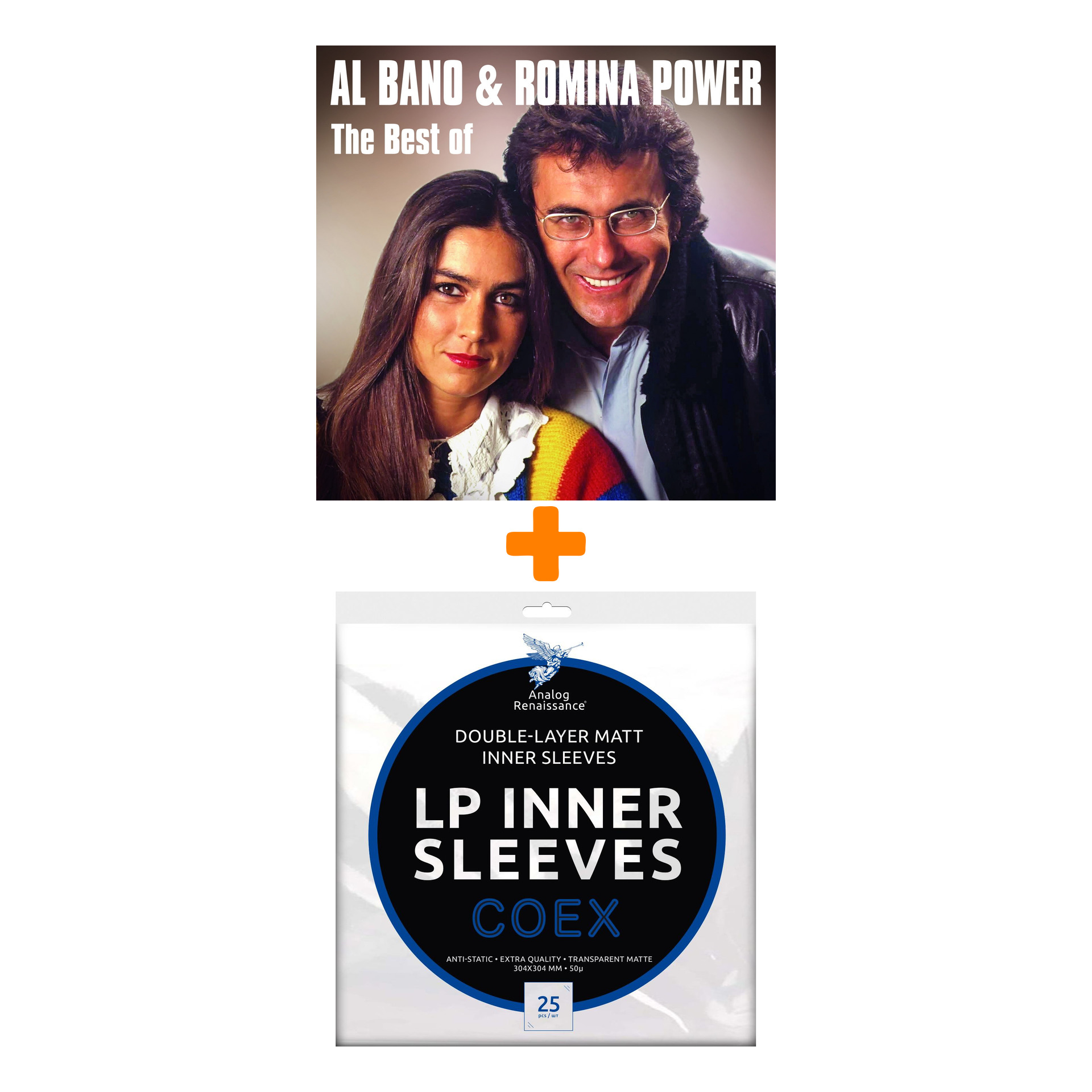 

AL BANO & ROMINA POWER The Best Of LP + Конверты внутренние COEX для грампластинок 12" 25шт Набор