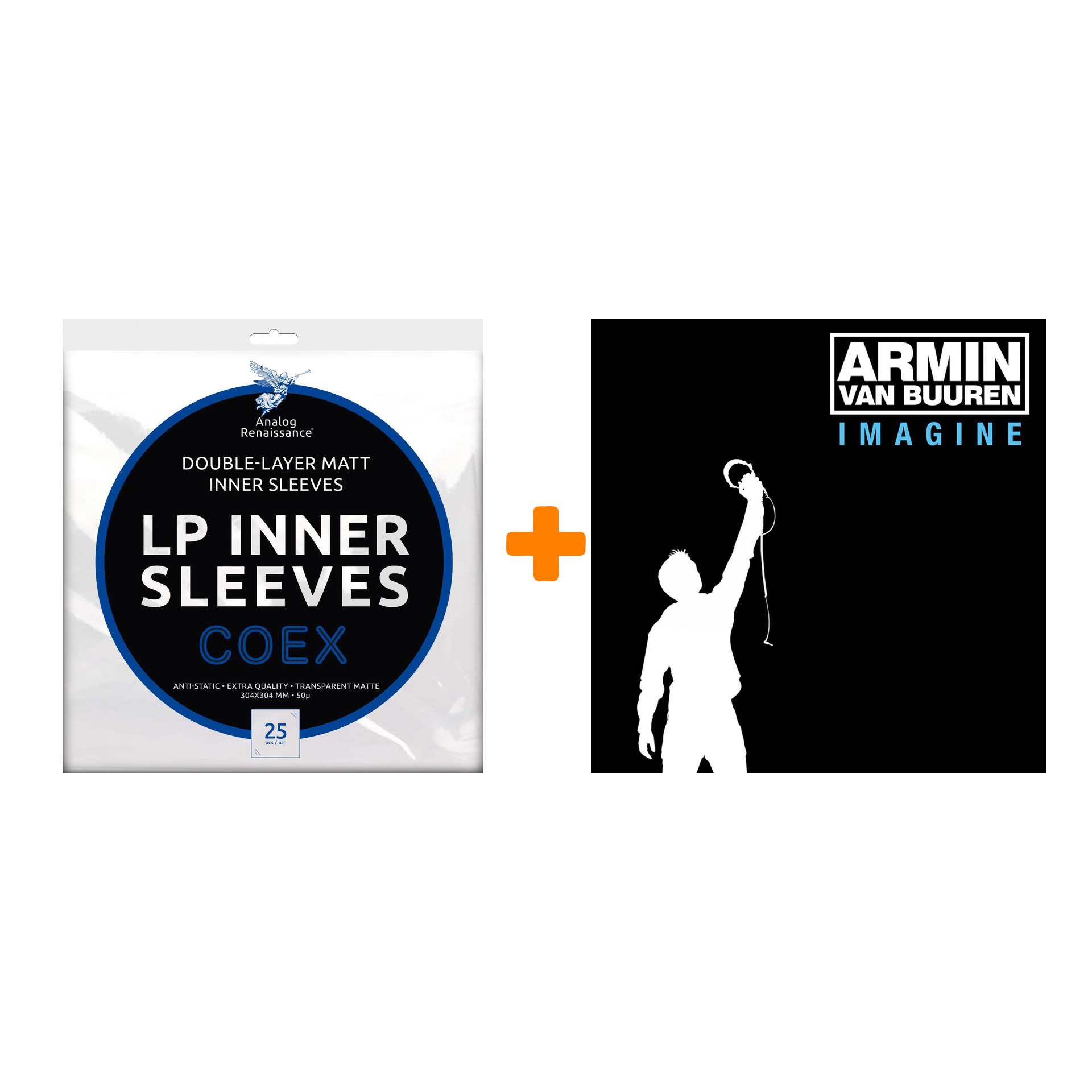 

ARMIN VAN BUUREN Imagine 2LP + Конверты внутренние COEX для грампластинок 12" 25шт Набор