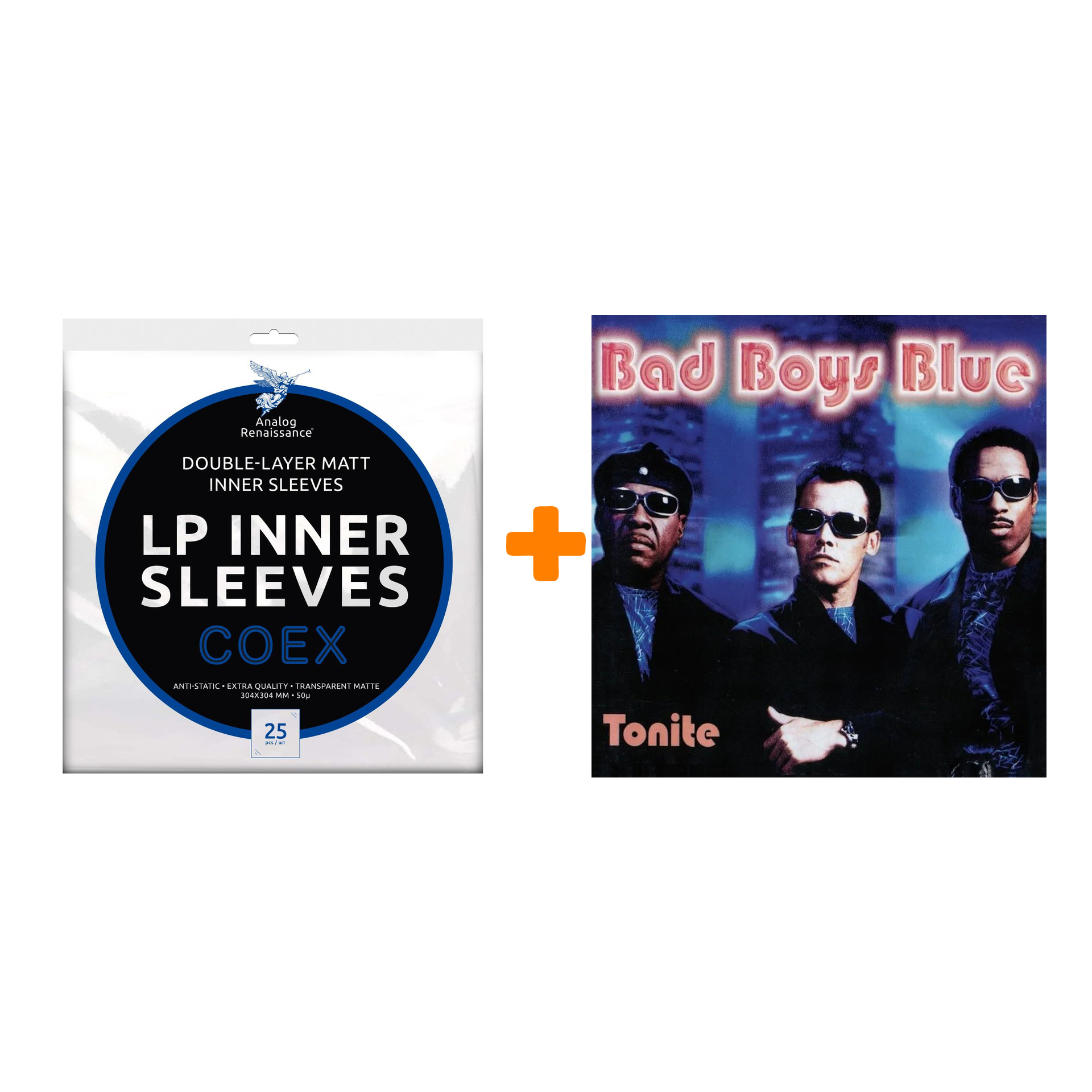 

BAD BOYS BLUE Tonite LP + Конверты внутренние COEX для грампластинок 12" 25шт Набор
