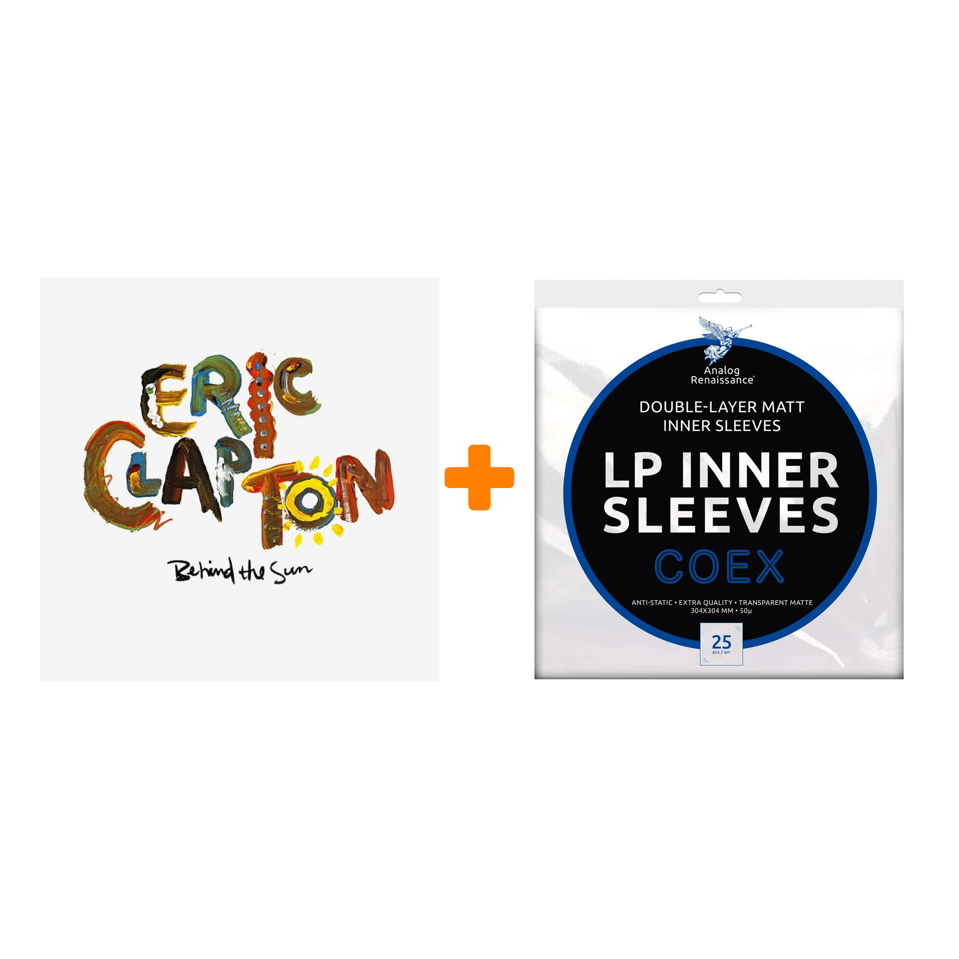 

CLAPTON ERIC Behind The Sun 2LP + Конверты внутренние COEX для грампластинок 12" 25шт Набор