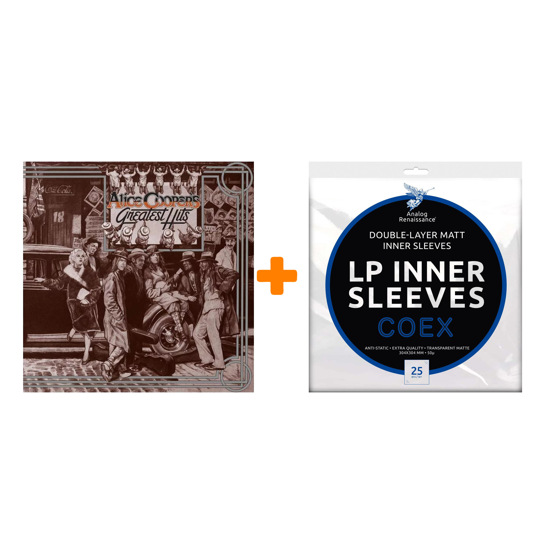 COOPER ALICE Greatest Hits LP + Конверты внутренние COEX для грампластинок 12 25шт Набор