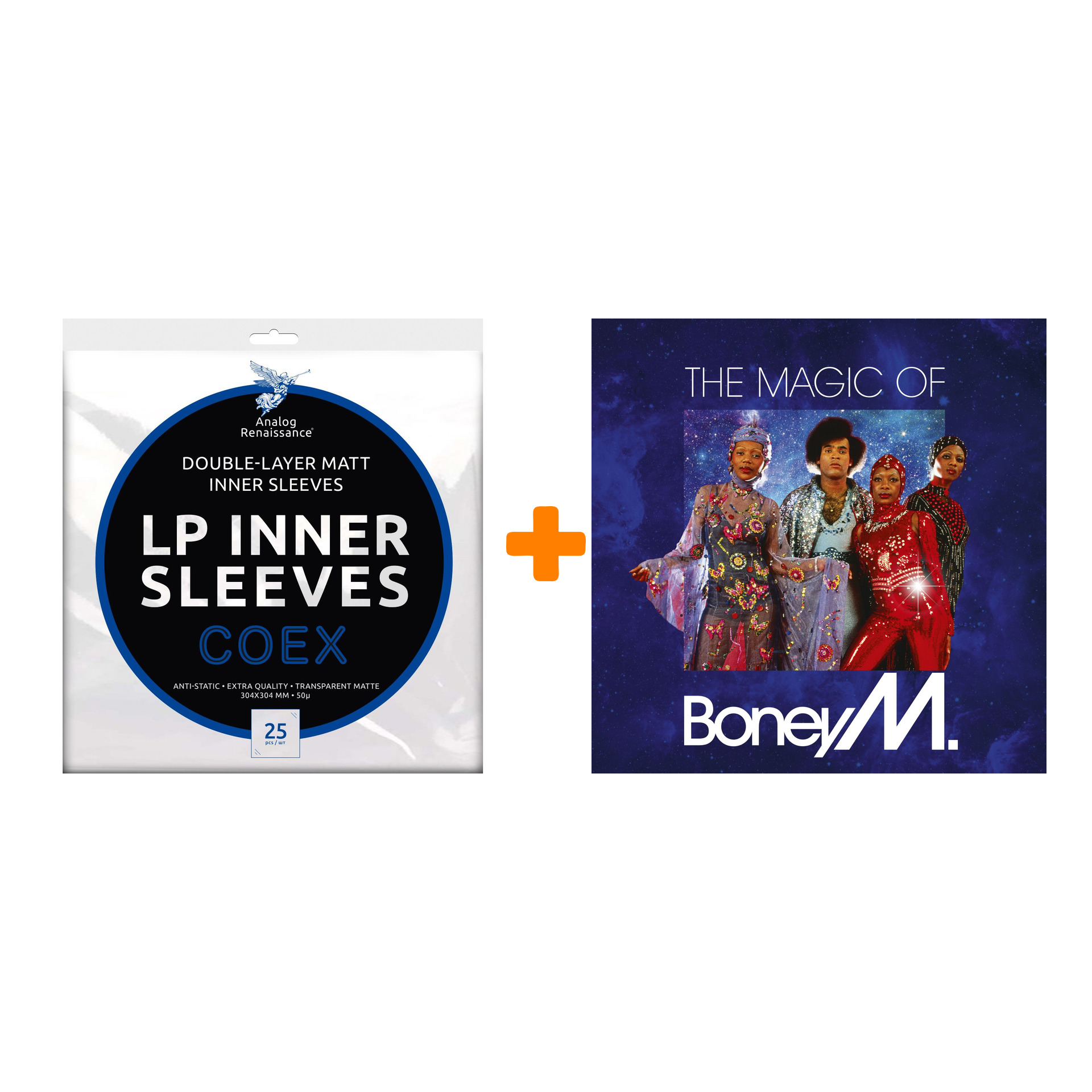 BONEY M The Magic Of Boney M Special Remix Edition 2LP + Конверты внутренние COEX для грампластинок 12 25шт Набор цена и фото
