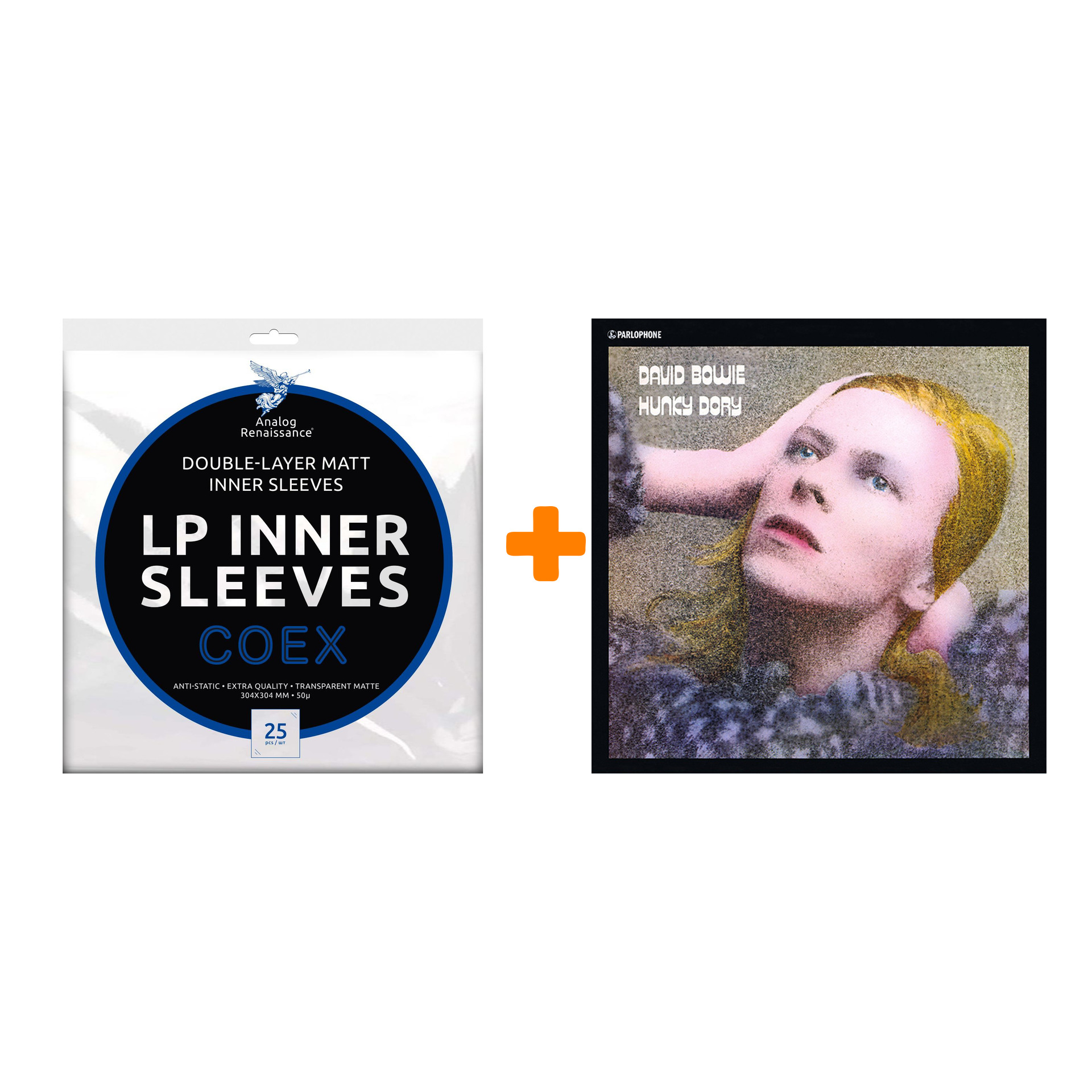 

BOWIE DAVID Hunky Dory LP + Конверты внутренние COEX для грампластинок 12" 25шт Набор