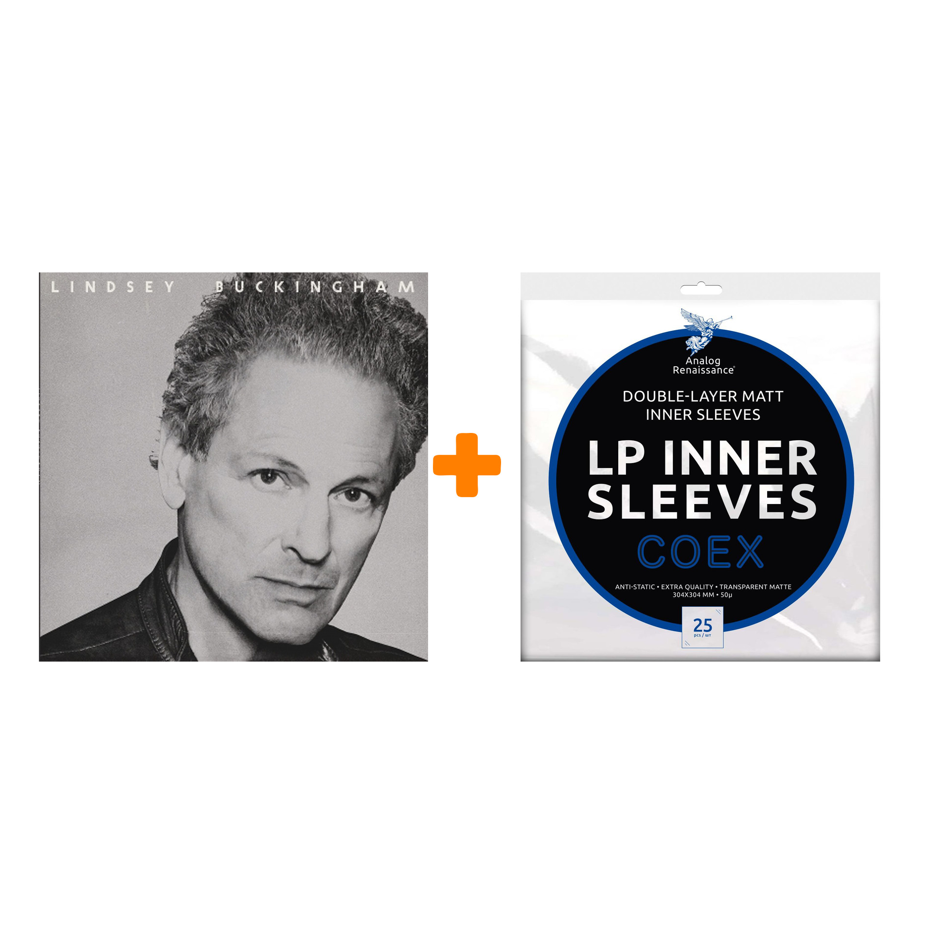 

BUCKINGHAM LINDSEY Lindsey Buckingham Coloured Vinyl LP + Конверты внутренние COEX для грампластинок 12" 25шт Набор