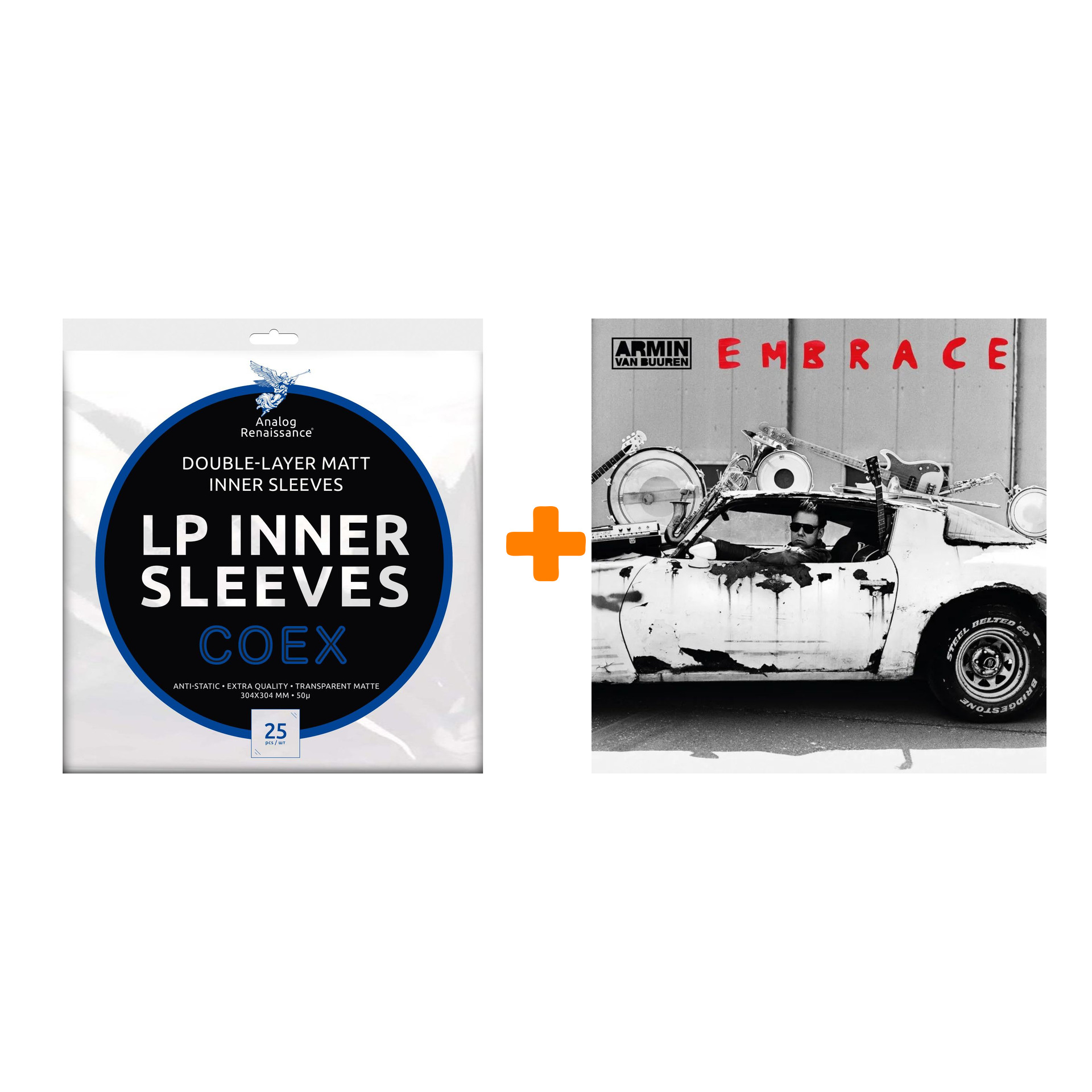 

BUUREN ARMIN VAN Embrace 2LP + Конверты внутренние COEX для грампластинок 12" 25шт Набор