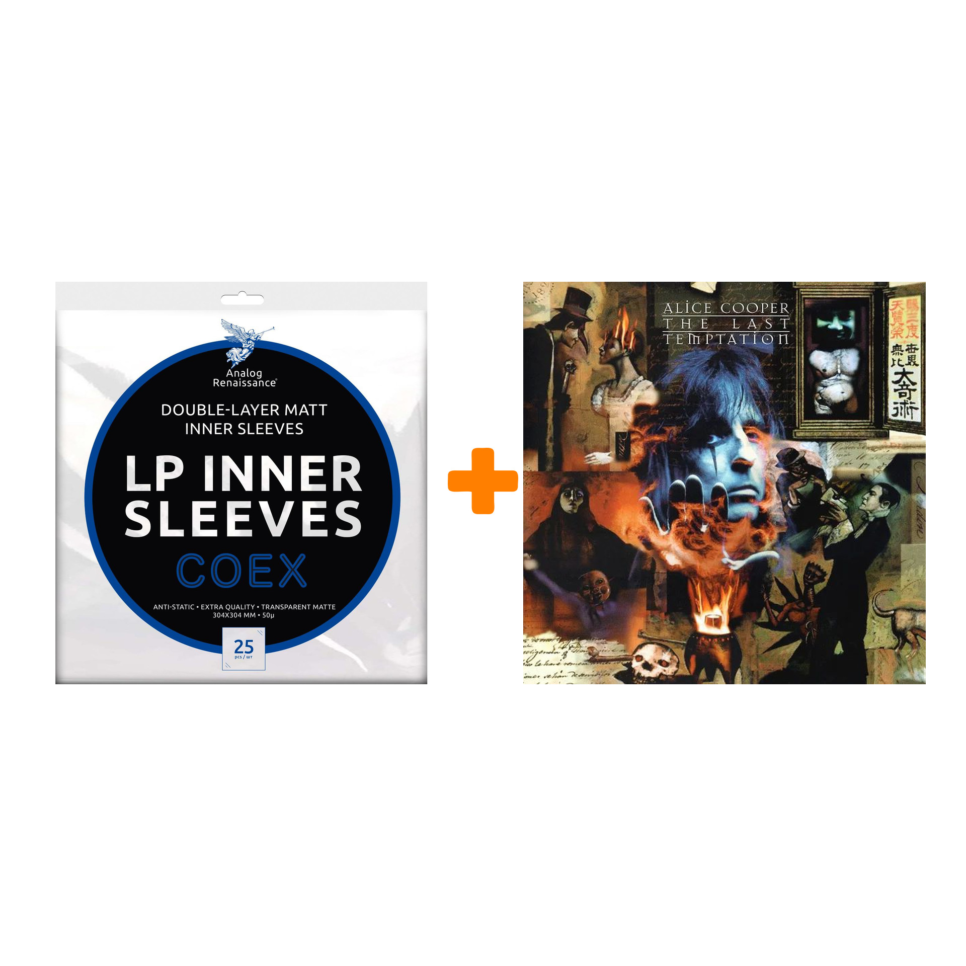 

COOPER ALICE The Last Temptation LP + Конверты внутренние COEX для грампластинок 12" 25шт Набор