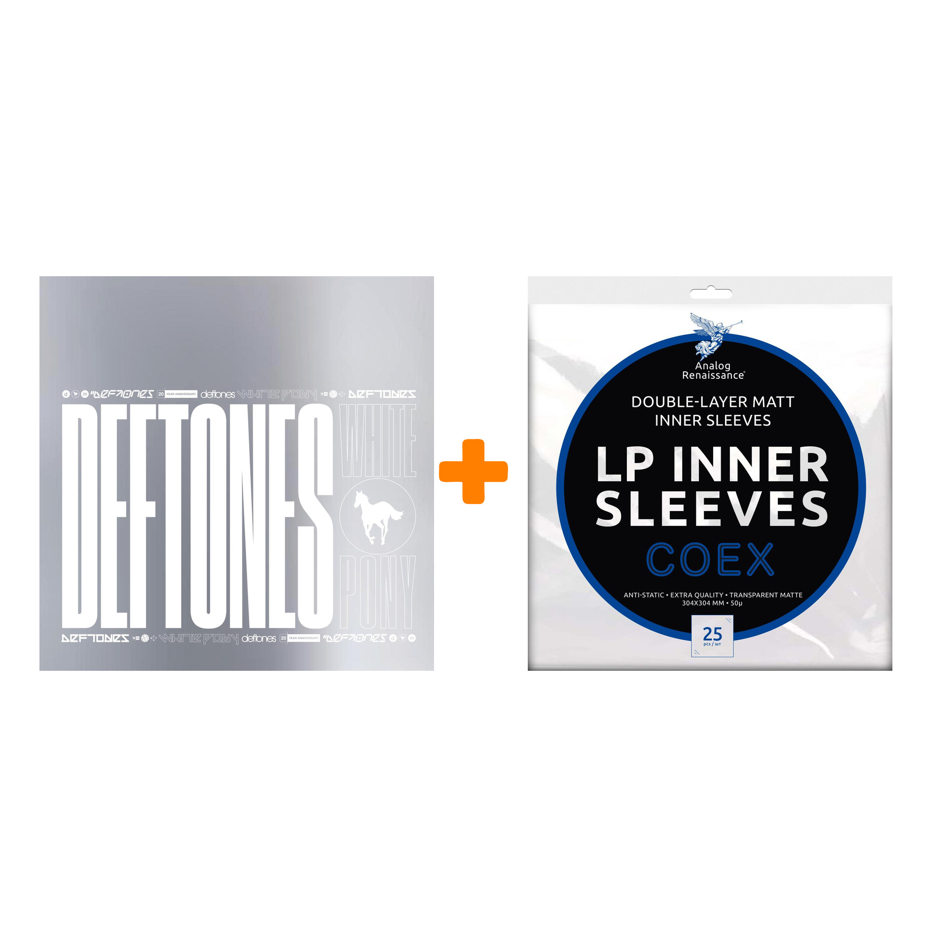 

DEFTONES White Pony 4LP+2CD + Конверты внутренние COEX для грампластинок 12" 25шт Набор