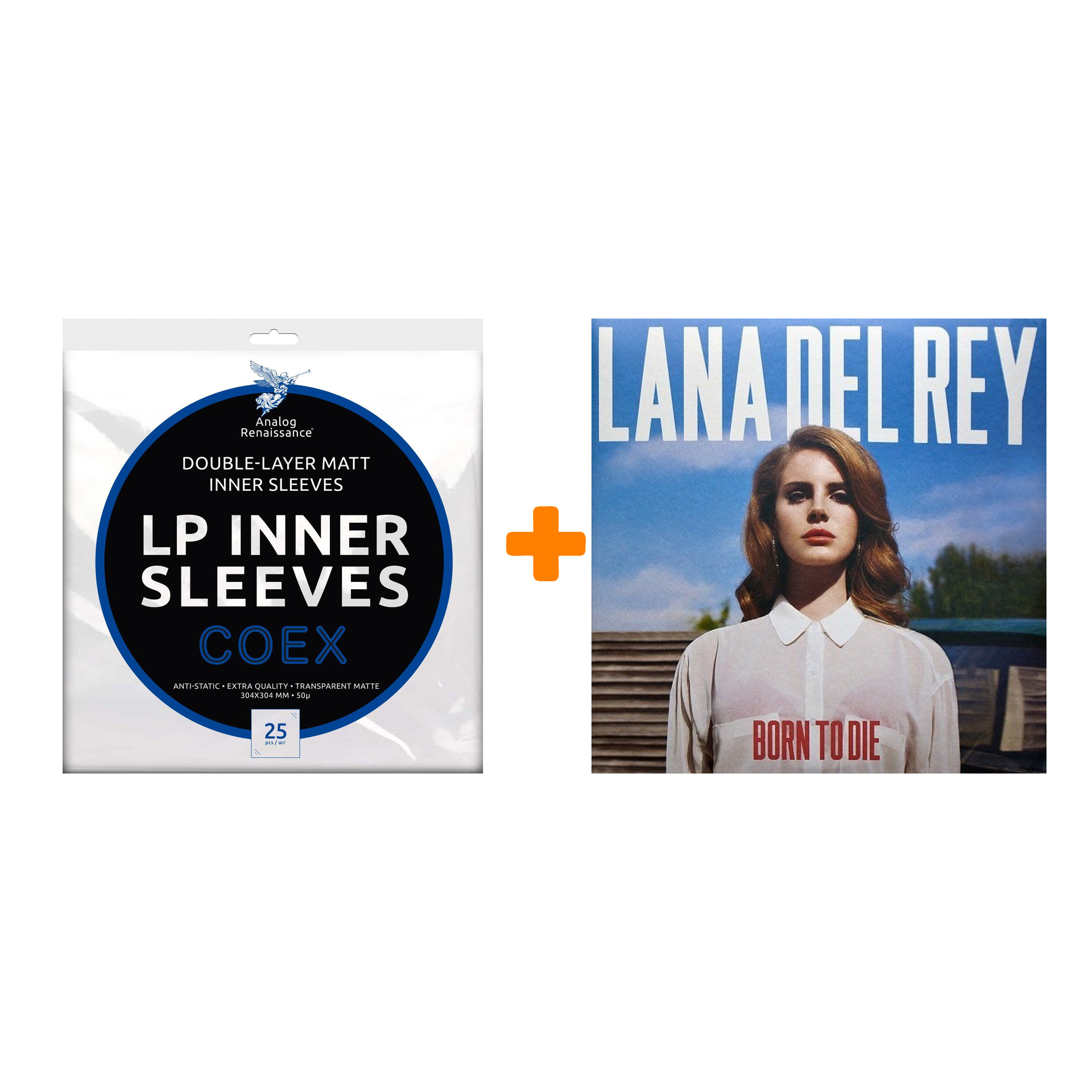 

DEL REY LANA Born To Die 2LP + Конверты внутренние COEX для грампластинок 12" 25шт Набор
