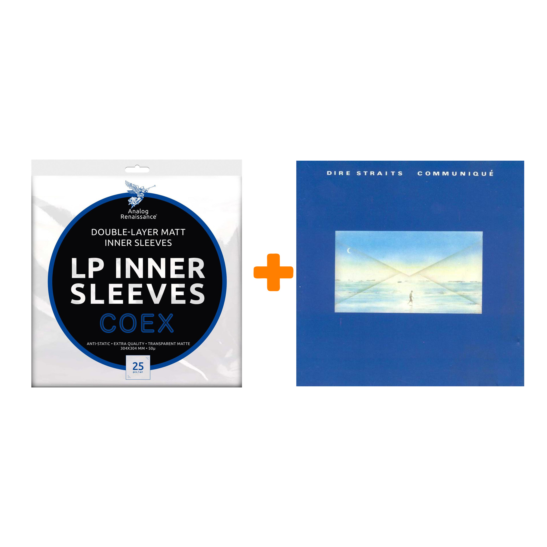 

DIRE STRAITS Communique LP + Конверты внутренние COEX для грампластинок 12" 25шт Набор