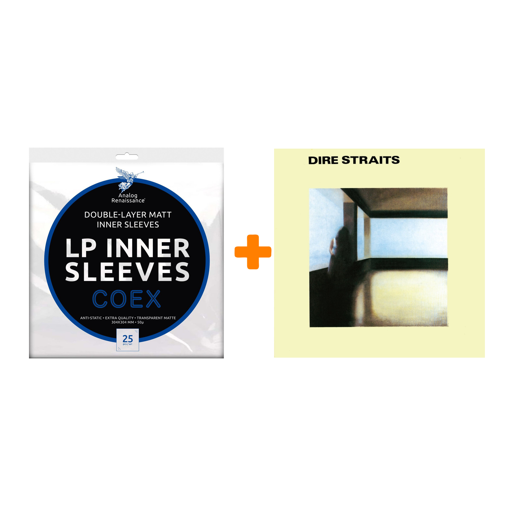 DIRE STRAITS Dire Straits LP + Конверты внутренние COEX для грампластинок 12 25шт Набор