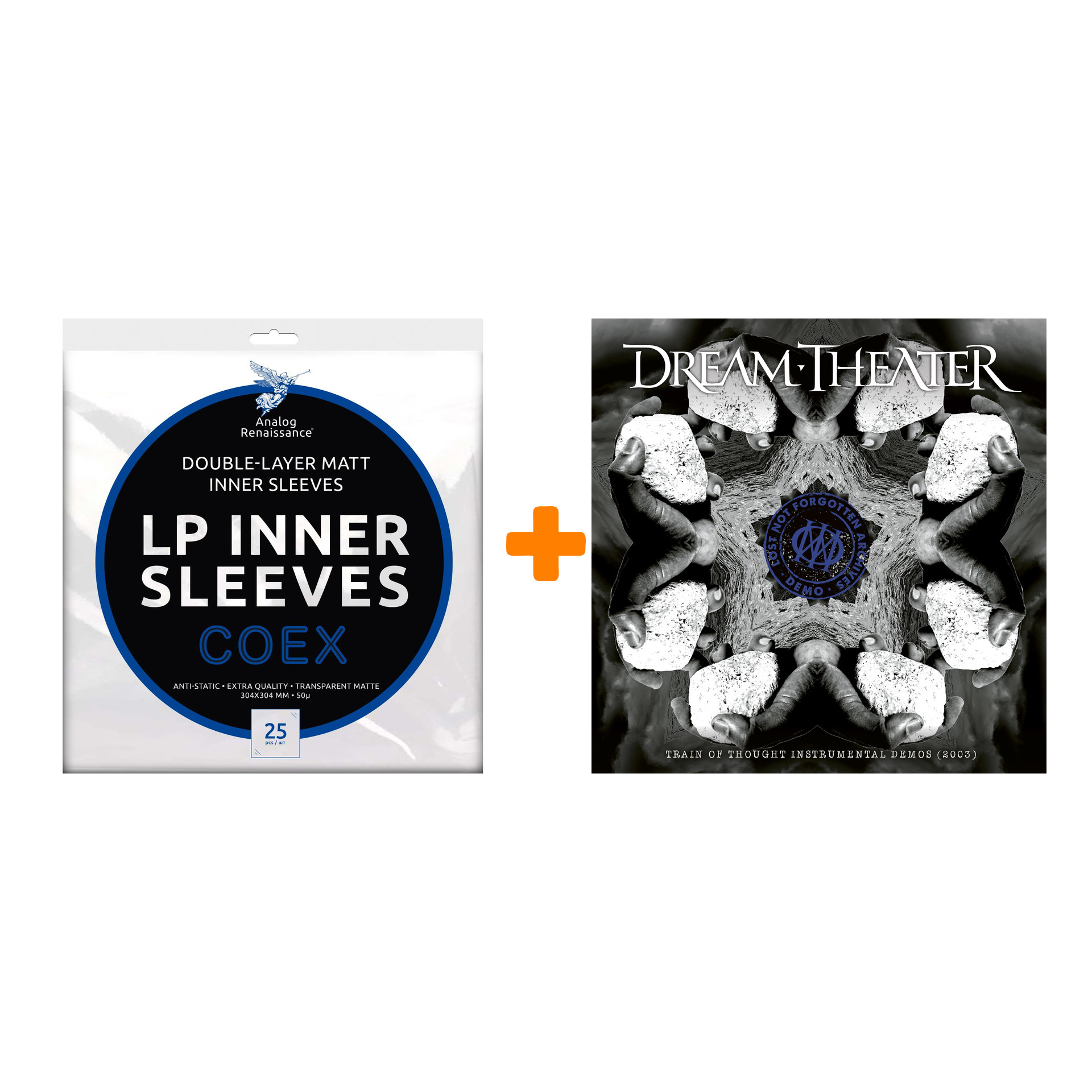 

DREAM THEATER Lost Not Forgotten Archives Train Of Thought Instrumental Demos 2003 2LP+CD + Конверты внутренние COEX для грампластинок 12" 25шт Наб