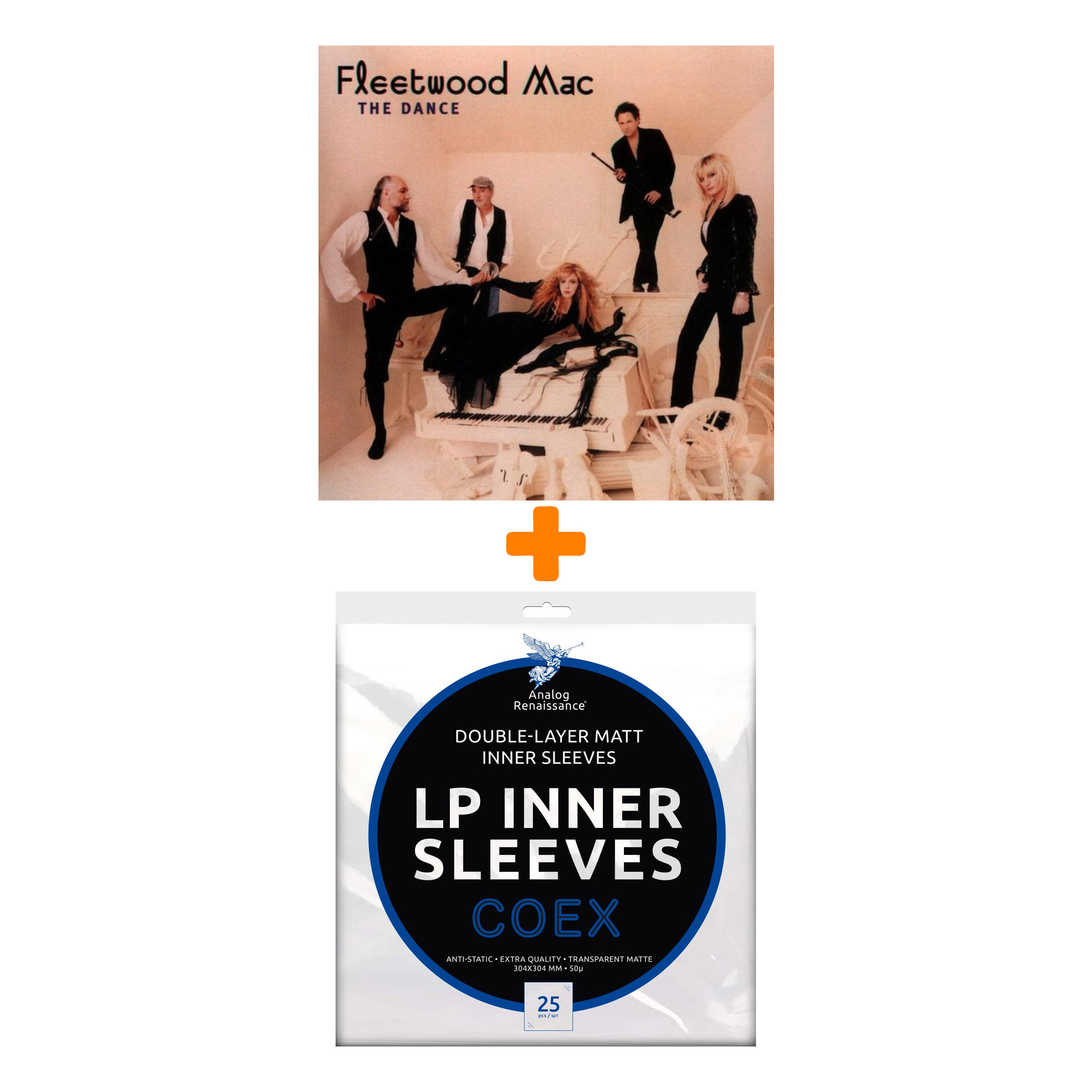 

FLEETWOOD MAC The Dance 2LP + Конверты внутренние COEX для грампластинок 12" 25шт Набор