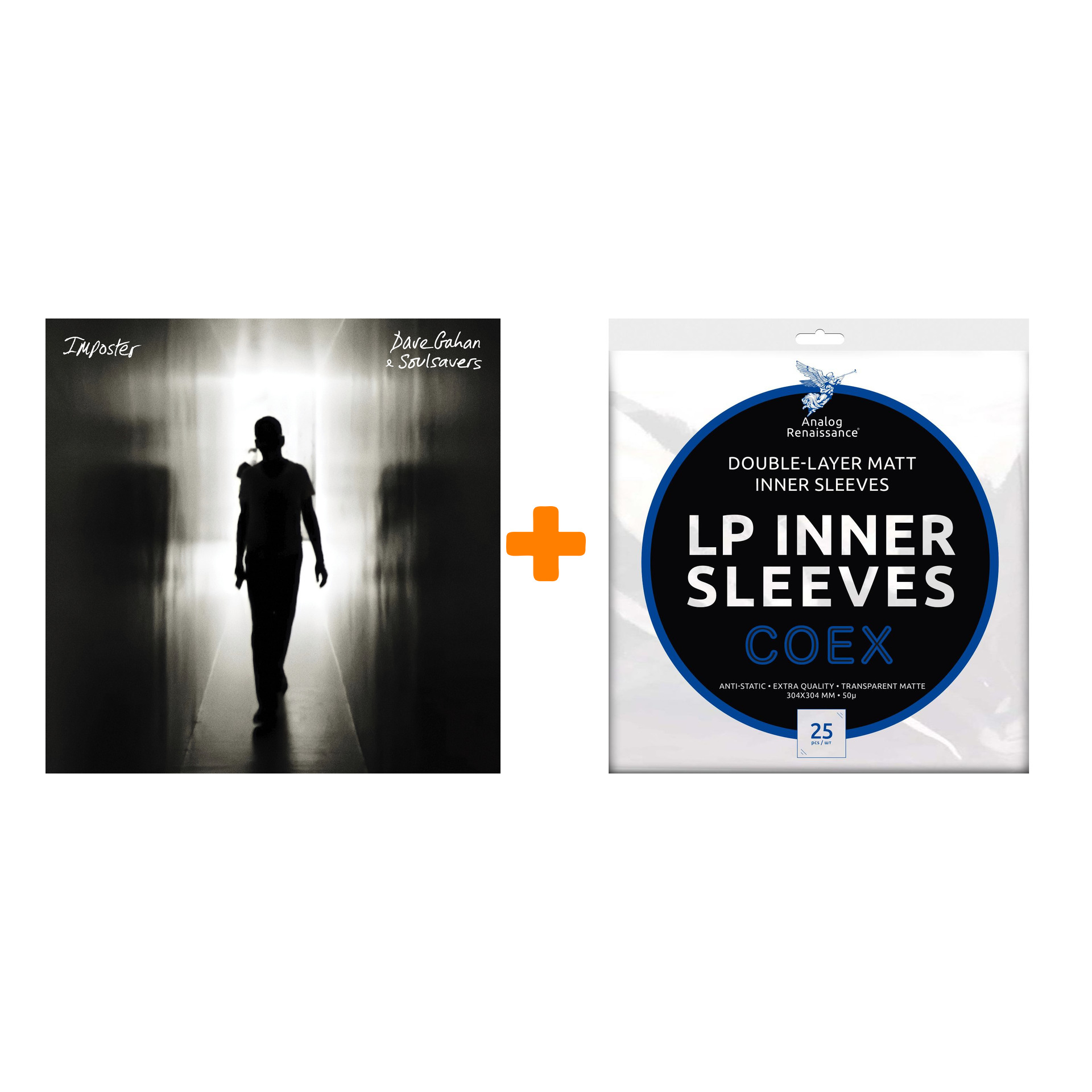 

GAHAN DAVE & SOULSAVERS Imposter LP + Конверты внутренние COEX для грампластинок 12" 25шт Набор