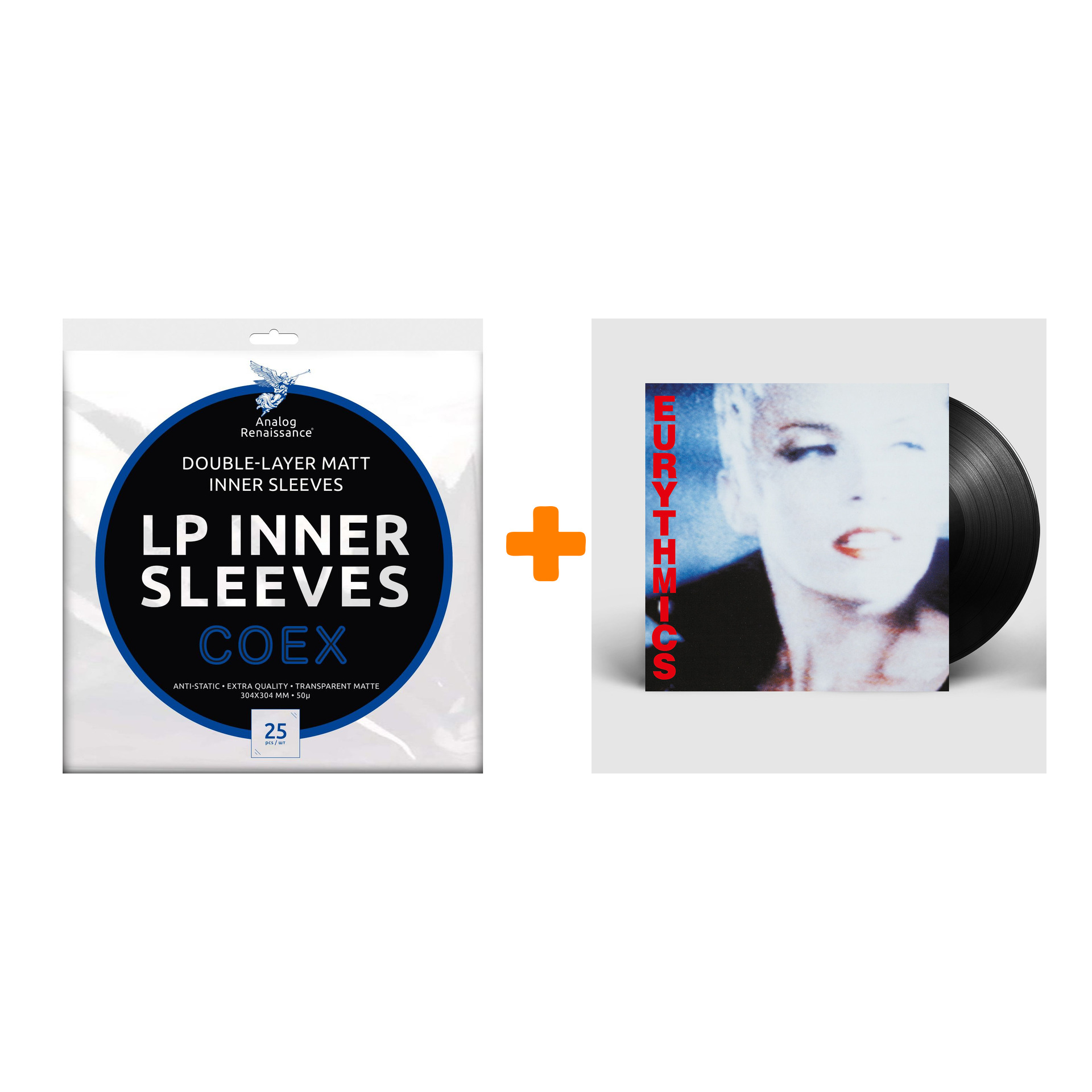 

EURYTHMICS Be Yourself Tonight LP + Конверты внутренние COEX для грампластинок 12" 25шт Набор