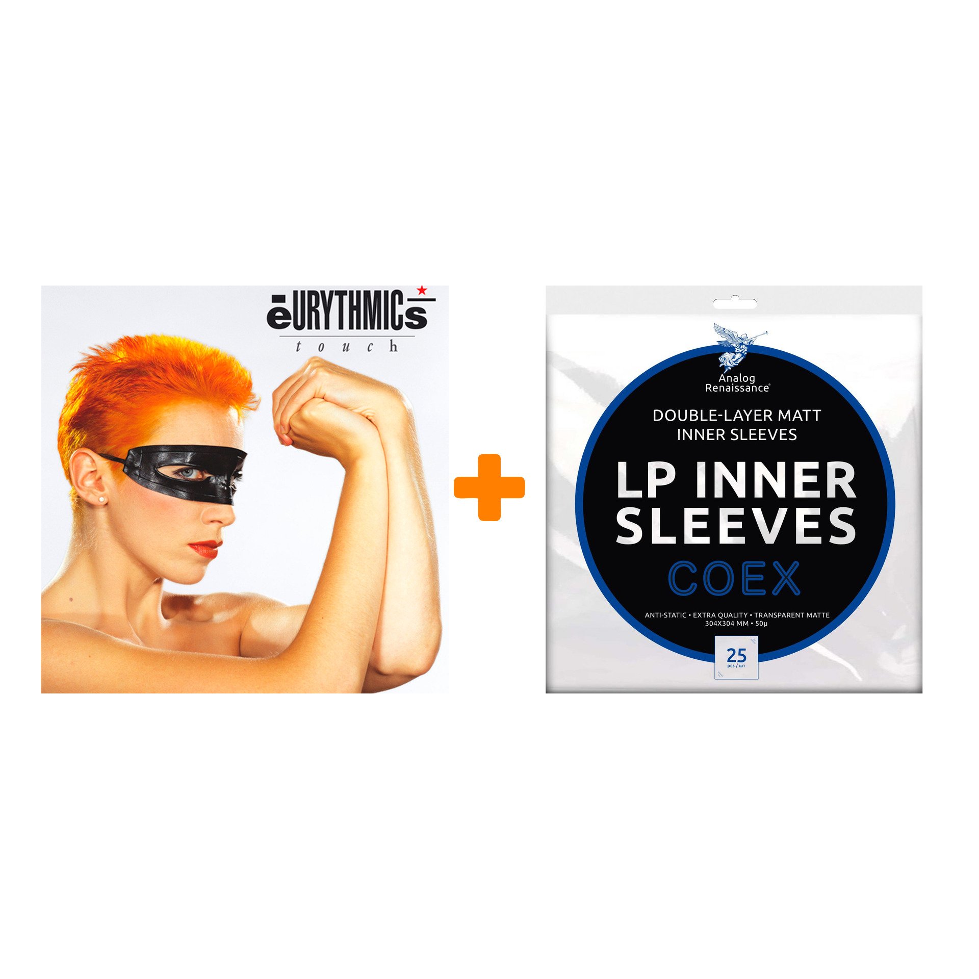 

EURYTHMICS Touch LP + Конверты внутренние COEX для грампластинок 12" 25шт Набор