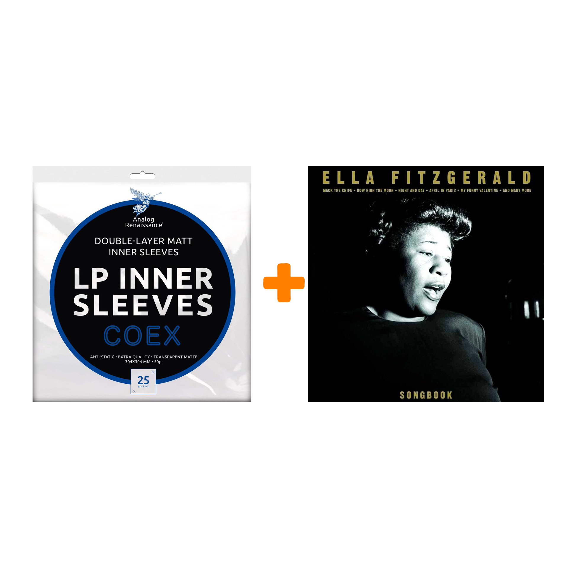 

FITZGERALD ELLA Songbook 2LP + Конверты внутренние COEX для грампластинок 12" 25шт Набор