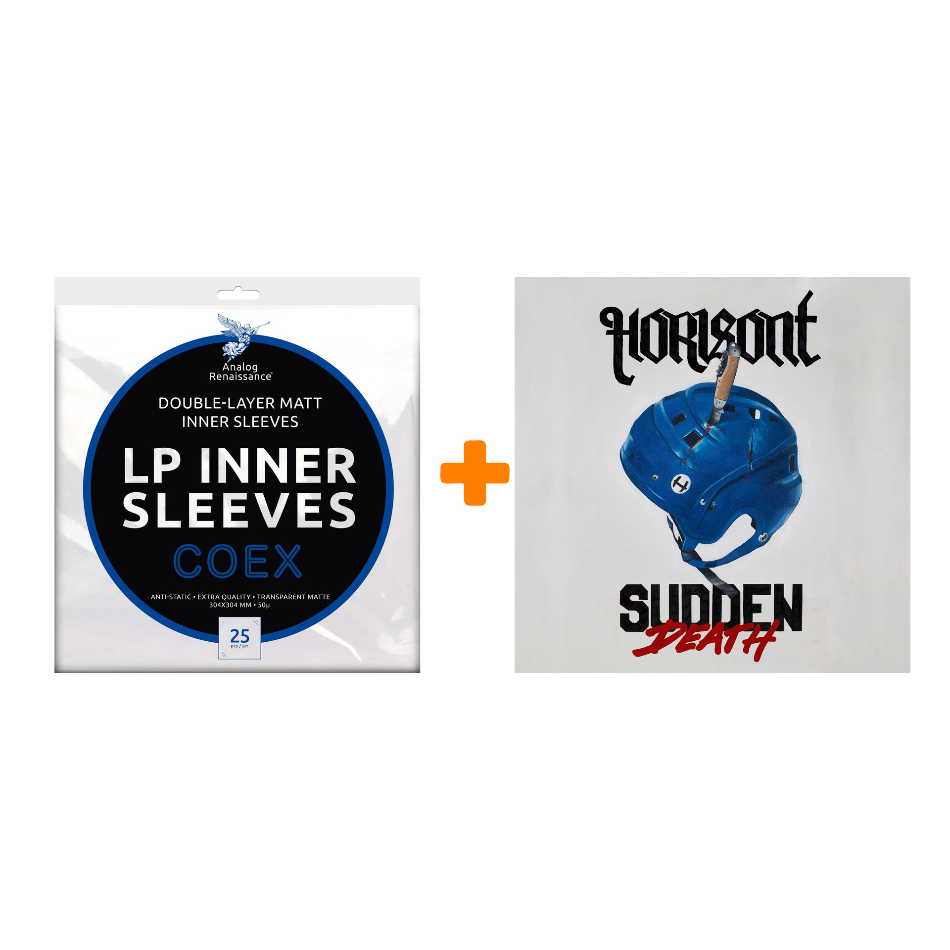 

HORISONT Sudden Death LP + Конверты внутренние COEX для грампластинок 12" 25шт Набор