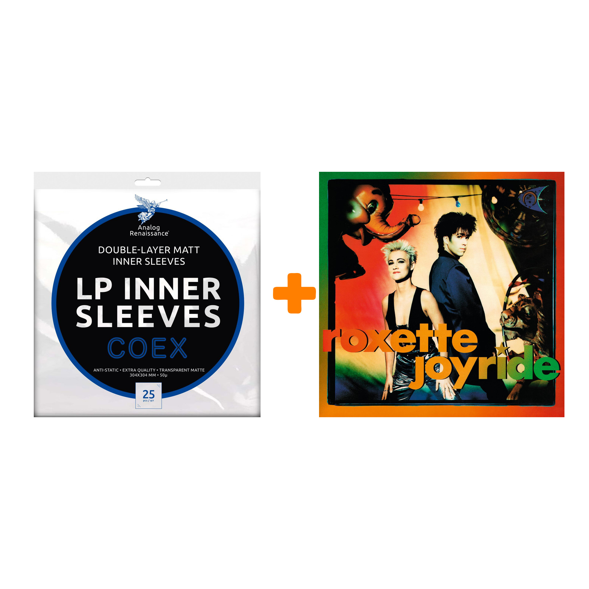

ROXETTE Joyride 30Th Anniversary LP + Конверты внутренние COEX для грампластинок 12" 25шт Набор
