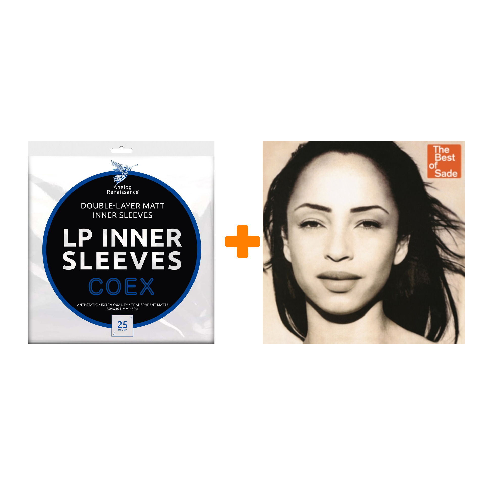 SADE The Best Of Sade 2LP + Конверты внутренние COEX для грампластинок 12 25шт Набор